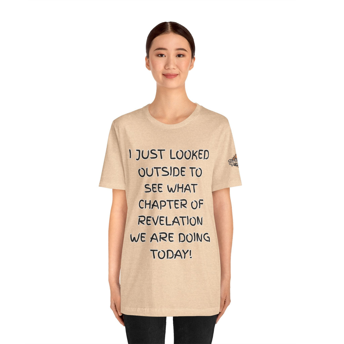 What Chapter of Revelation T-shirt – I Looked Outside My Window Christian T-shirt for End Times Humor & Faith Printify