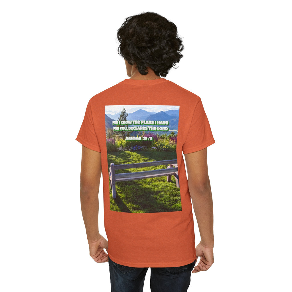 Bible Verse Unisex Tee -  Jeremiah 29 : 11 Printify