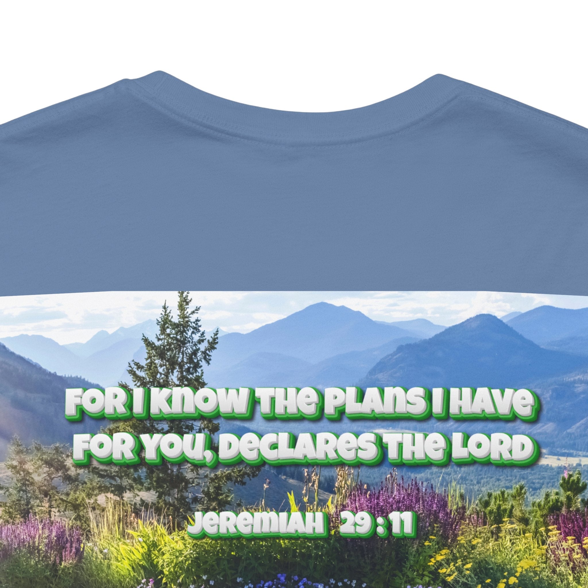 Bible Verse Unisex Tee - Jeremiah 29 : 11 Printify