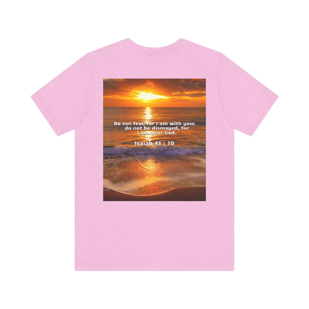 Bible Verse Unisex - Isaiah 41 : 10 Jersey Short Sleeve Tee Printify