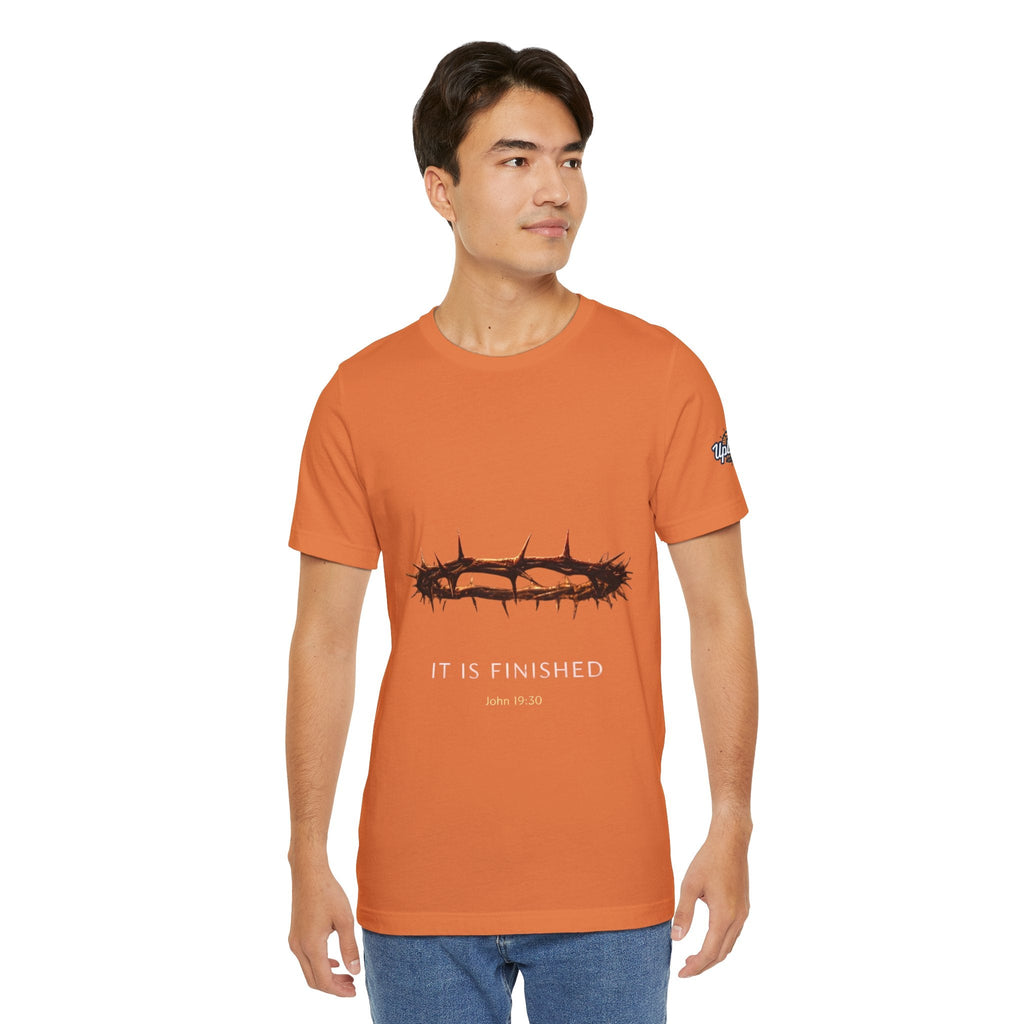 It Is Finished Crown of Thorns Tee — Christian John 19:30 Faith Shirt Printify