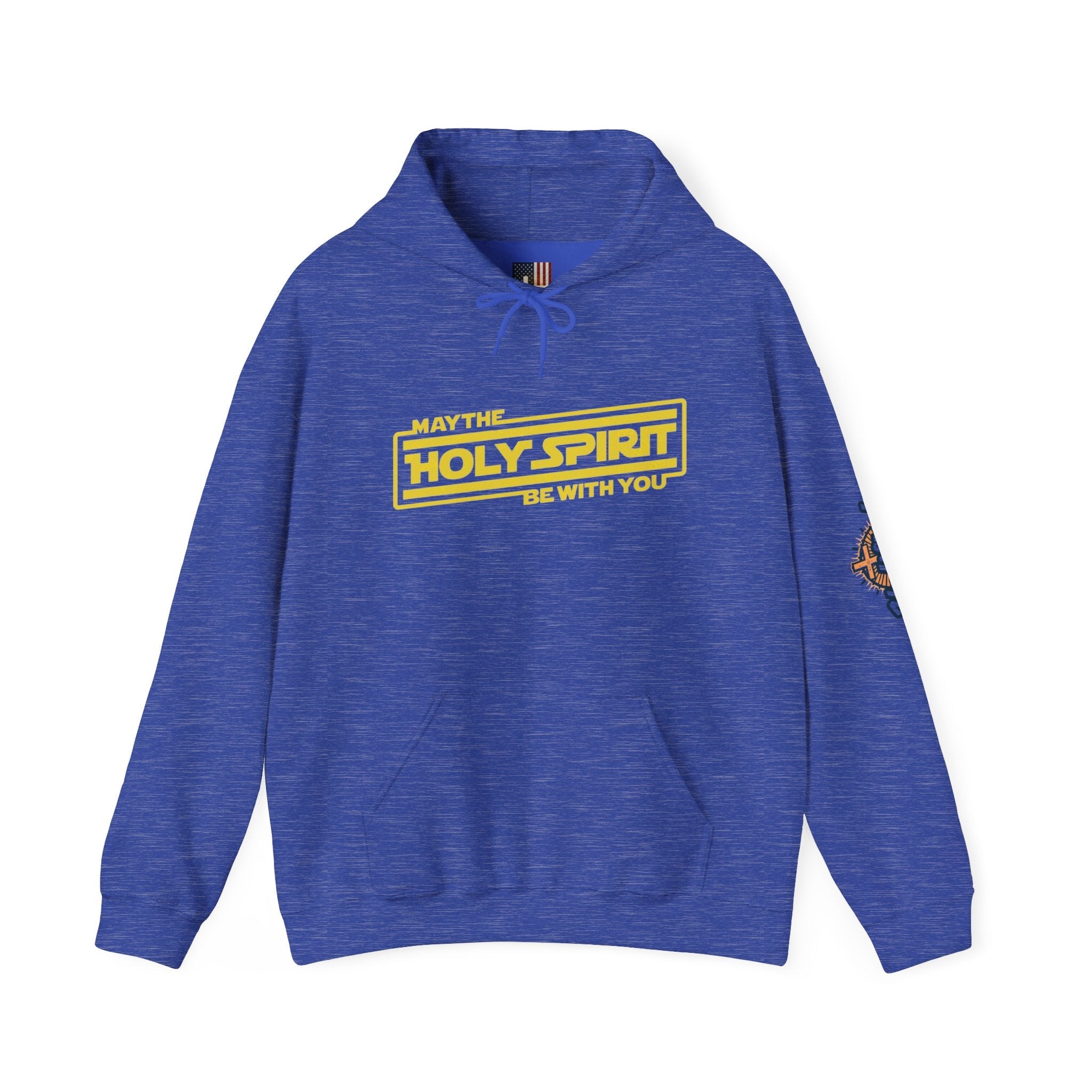 May the Holy Spirit Be With You Hoodie - Christian Star Wars Parody Hoodie Printify