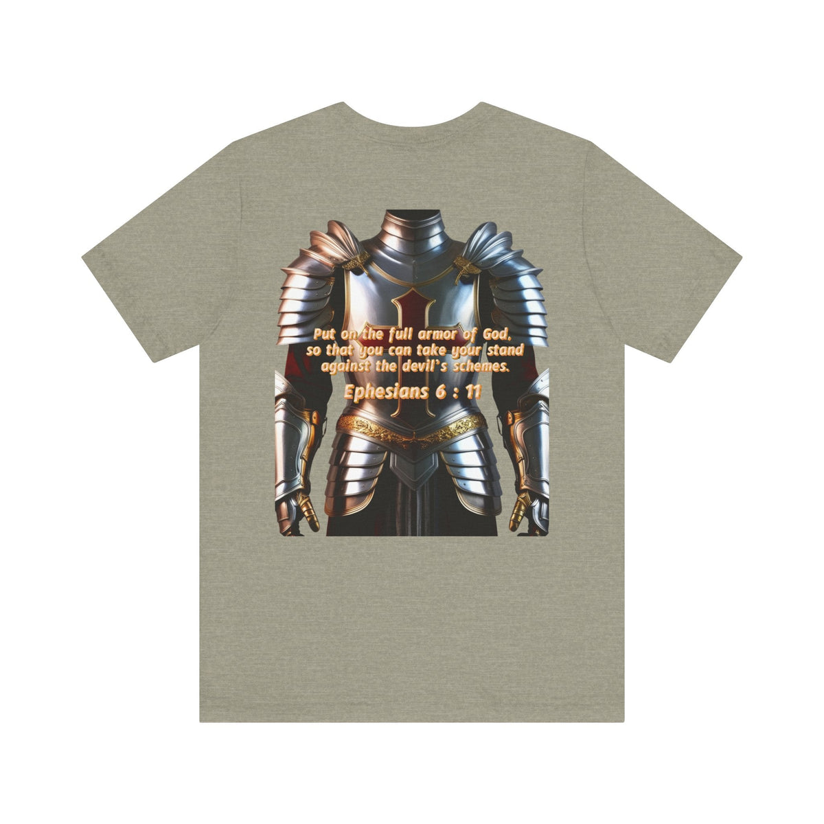 Religious Graphic Armor Of God Design - Unisex Jersey Short Sleeve Tee Printify
