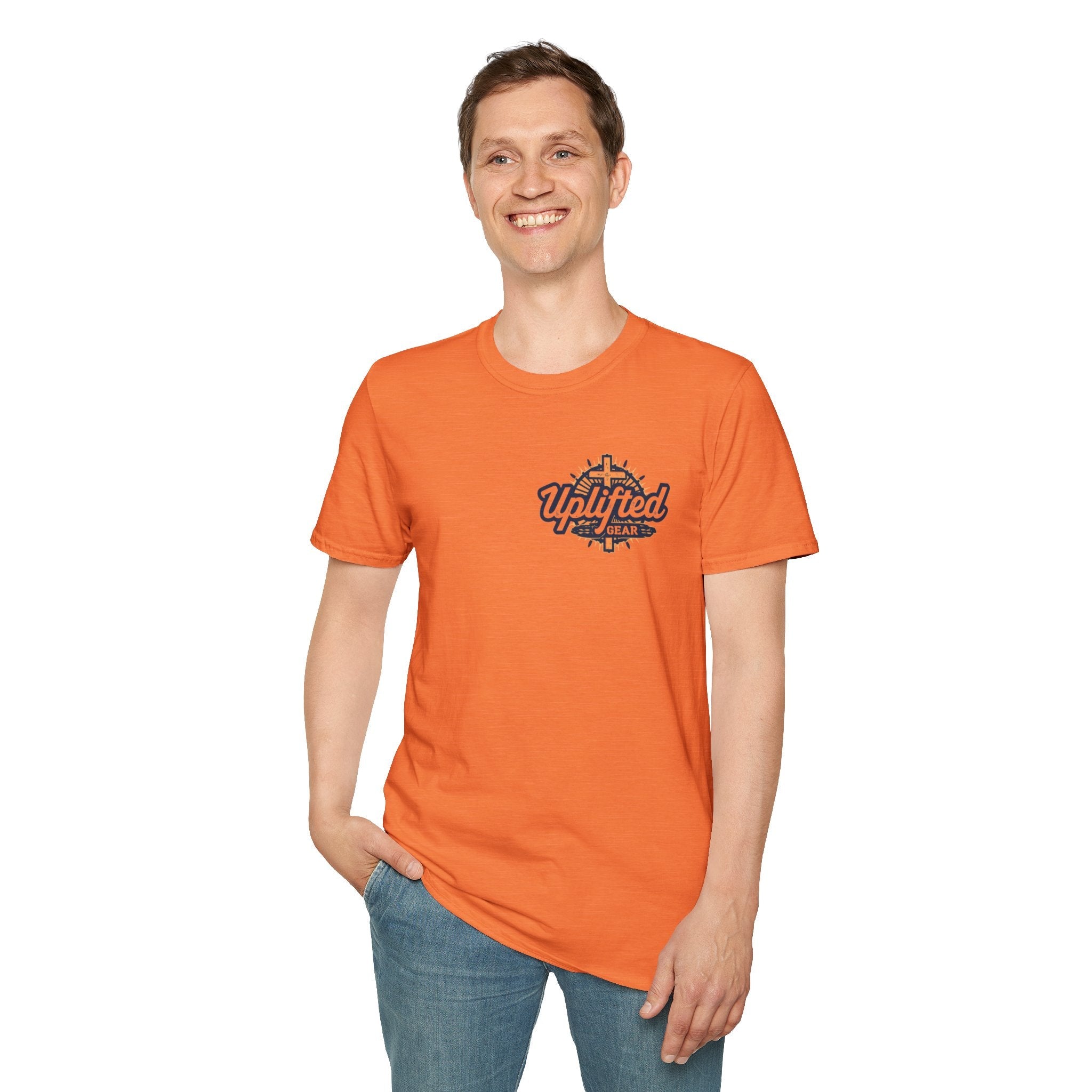 Religious Graphic Tee with Armor Of God Design - Unisex Softstyle T-Shirt Printify