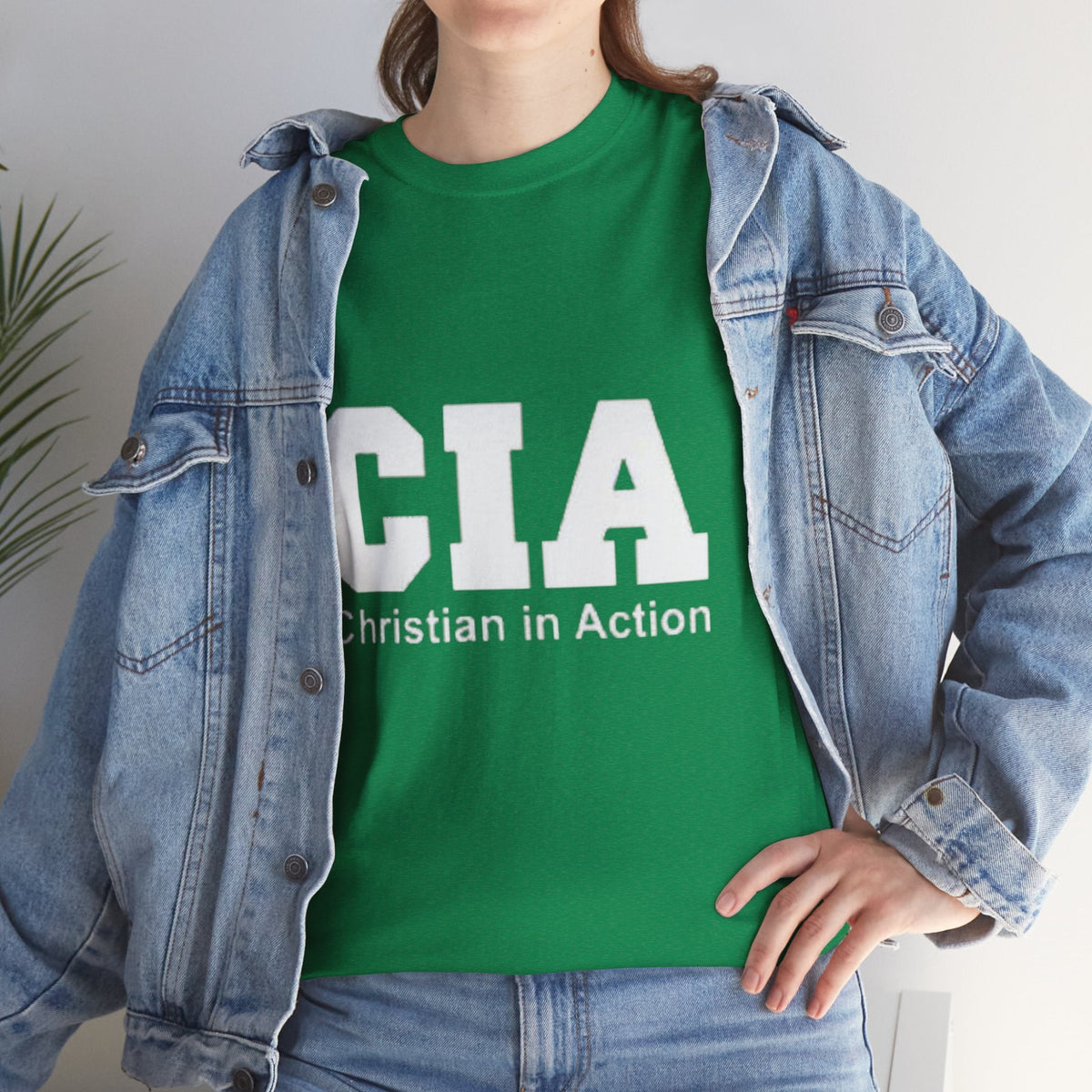 CIA Christian in Action T-shirt - Funny Faith Parody T-shirt - Mission Ready Apparel Printify