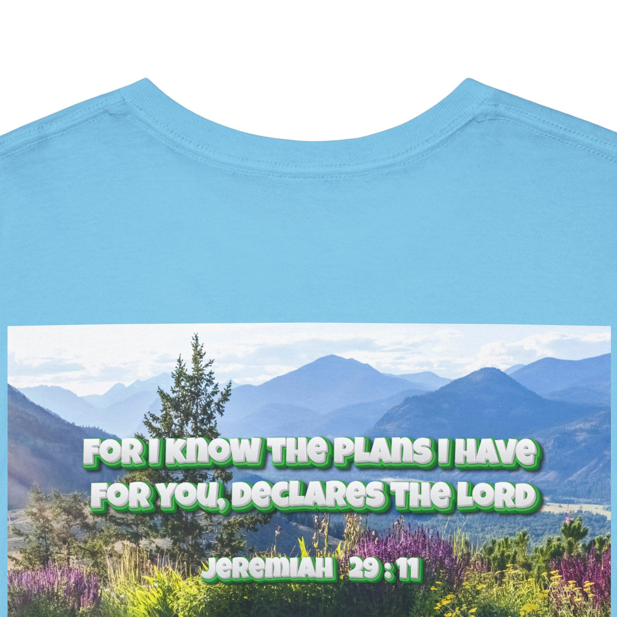 Bible Verse Unisex Tee -  Jeremiah 29 : 11 Printify