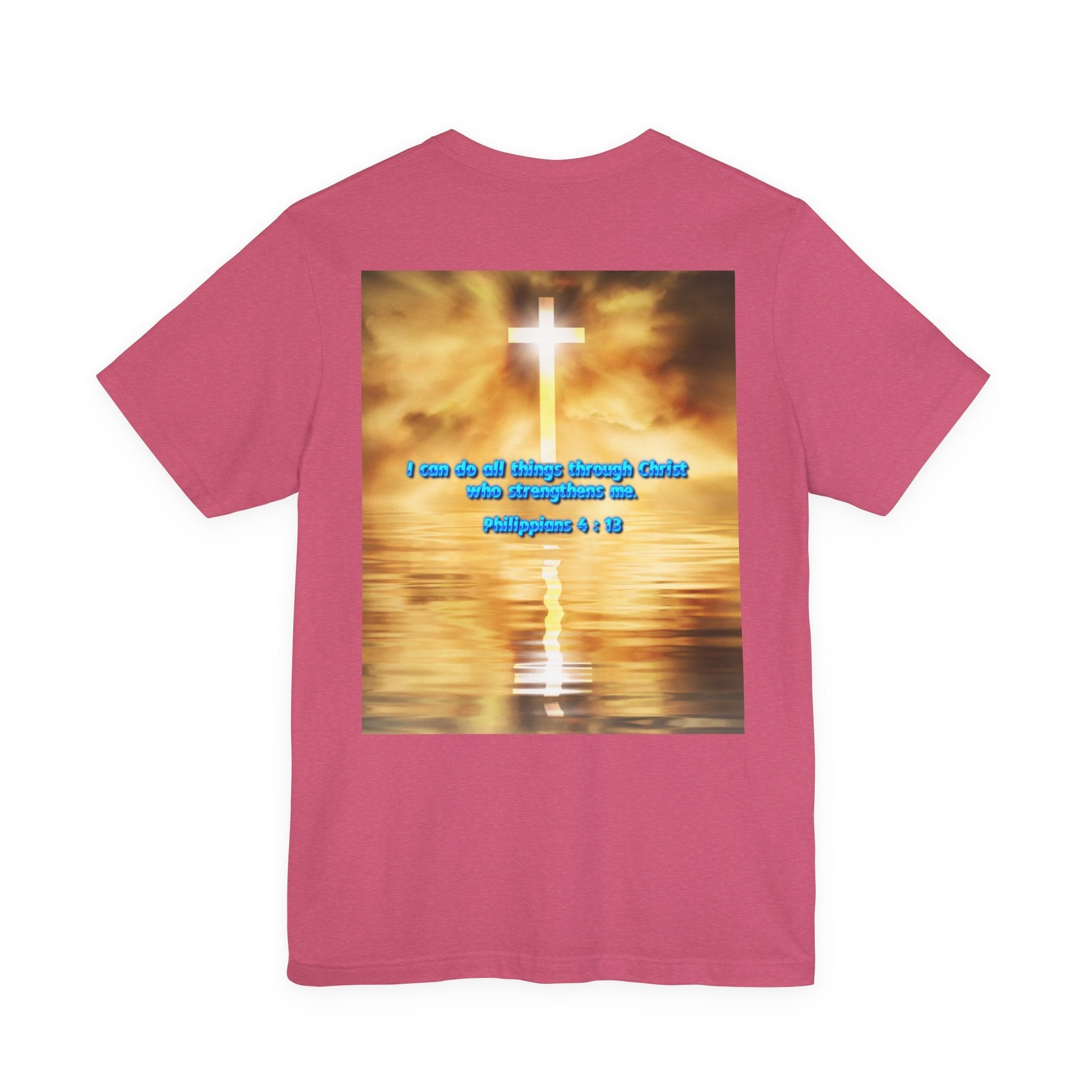 Unisex Tee Bible Verse - Philippians 4 : 13 Printify