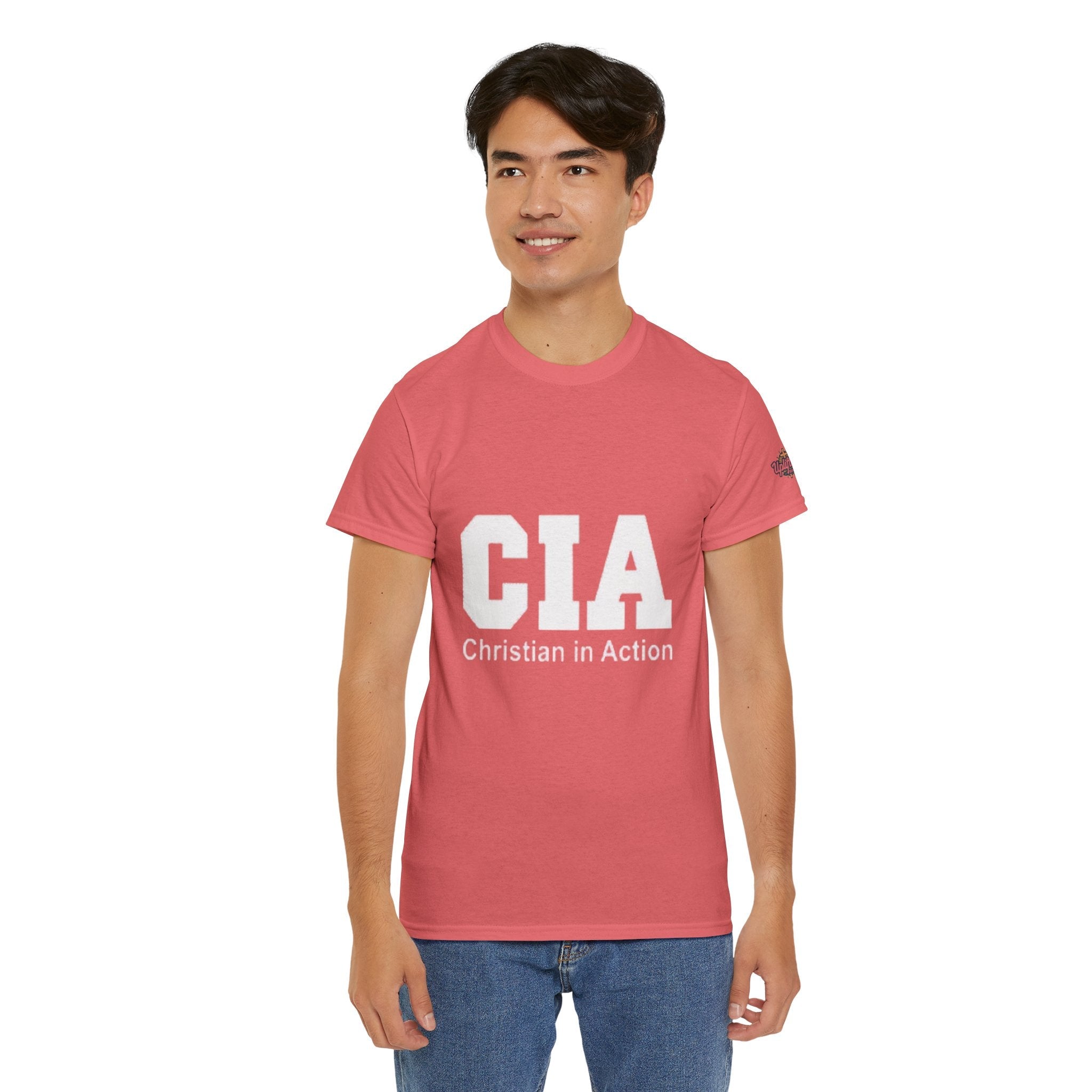 CIA Christian in Action T-shirt - Funny Faith Parody T-shirt - Mission Ready Apparel Printify