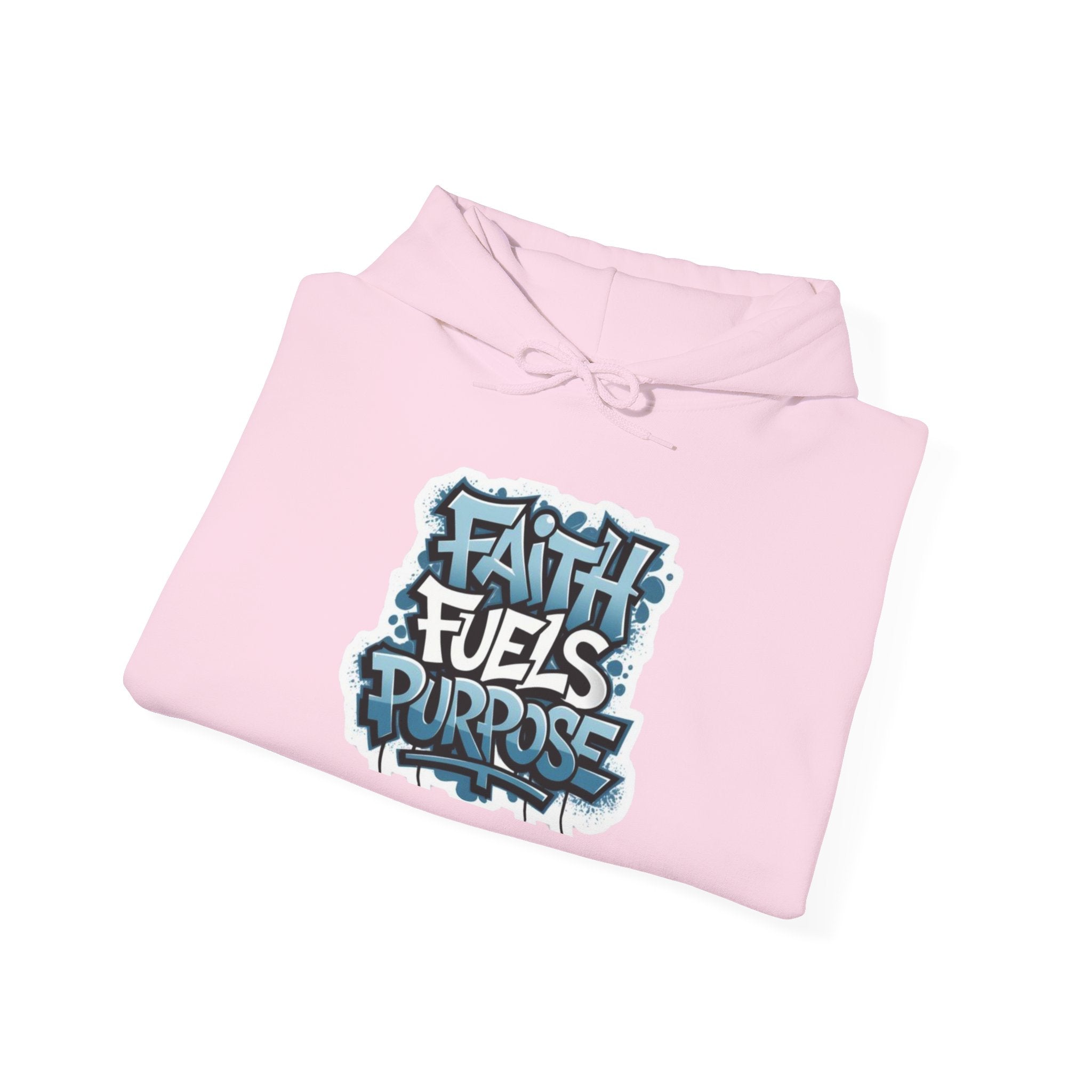Faith Fuels Purpose Hoodie – Inspirational Christian Sweatshirt for Divine Drive & Unstoppable Belief Printify
