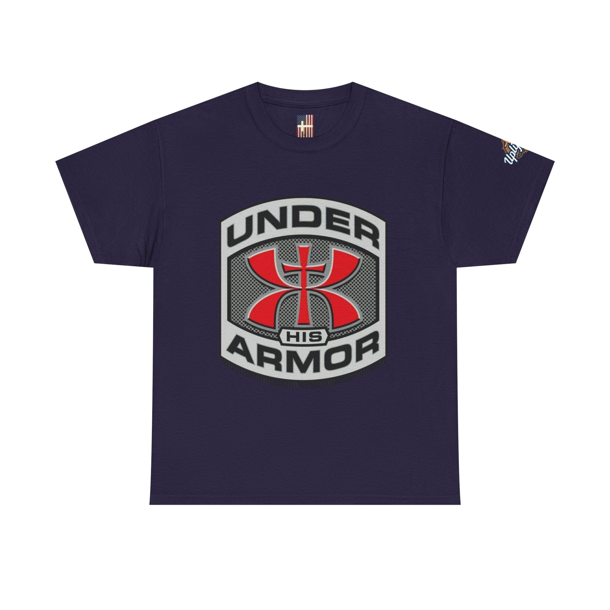 Under HIS Armor Christian T-Shirt — Faith-Inspired Under Armour Style Printify