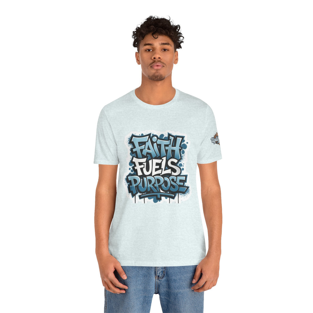 Faith Fuels Purpose T-shirt – Inspirational Christian T-shirt for Divine Drive & Unstoppable Belief Printify