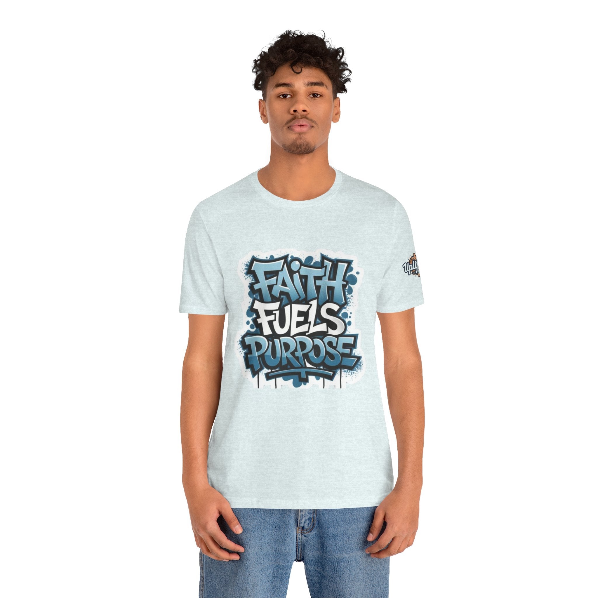 Faith Fuels Purpose T-shirt – Inspirational Christian T-shirt for Divine Drive & Unstoppable Belief Printify