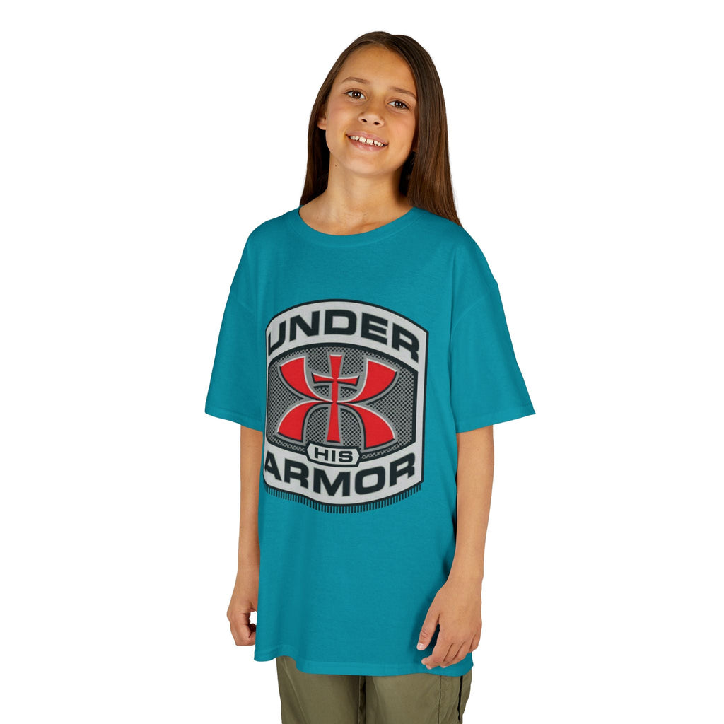 Under HIS Armor Christian T-Shirt — Faith-Inspired Under Armour Style Printify