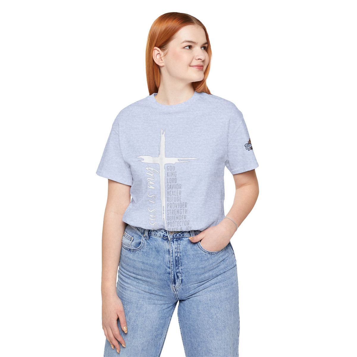Jesus Is My Everything T-shirt – Cross List God King Lord Savior Christian T-shirt for Total Surrender Faith Printify