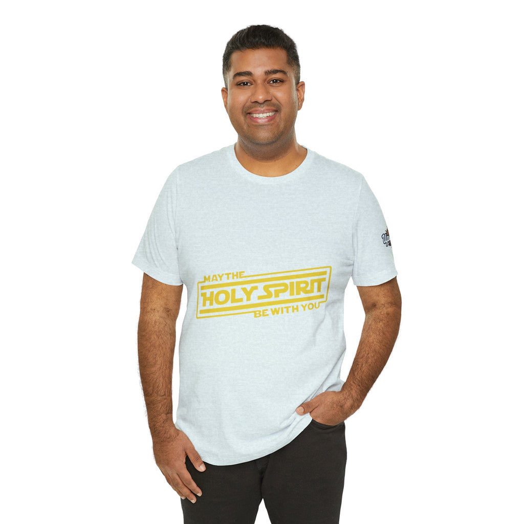 May the Holy Spirit Be With You T-shirt - Christian Star Wars Parody T-shirt Printify