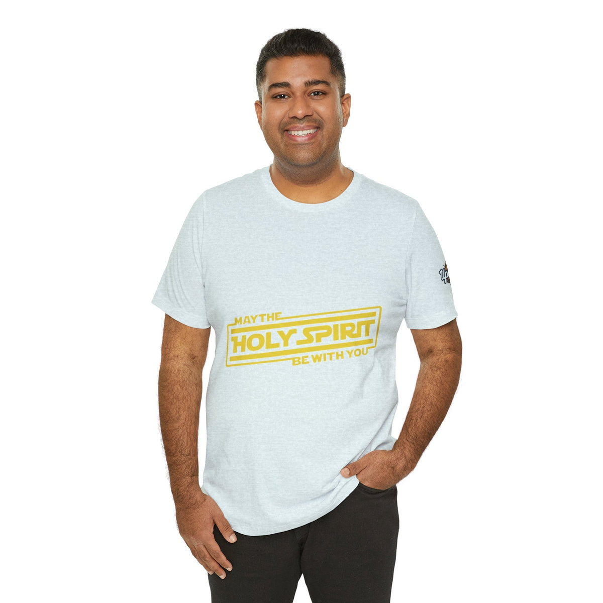 May the Holy Spirit Be With You T-shirt - Christian Star Wars Parody T-shirt Printify