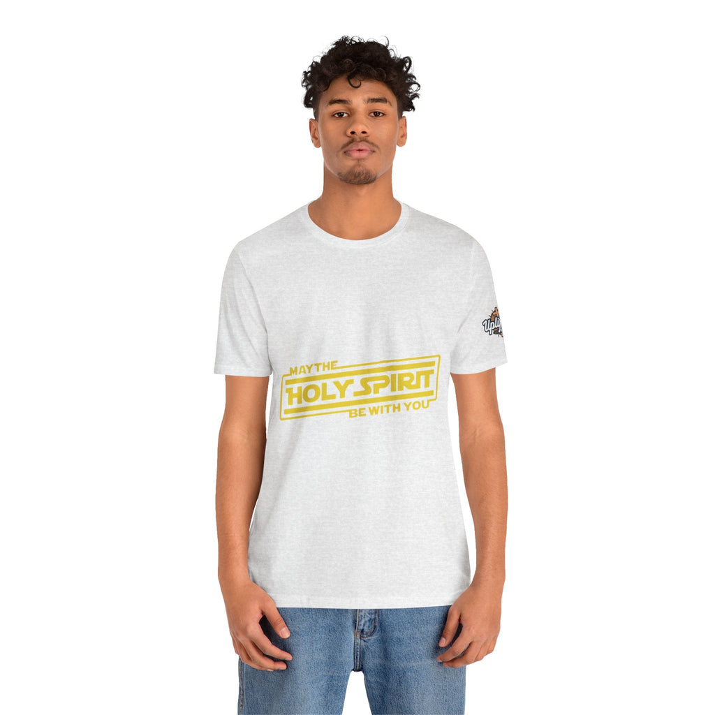 May the Holy Spirit Be With You T-shirt - Christian Star Wars Parody T-shirt Printify