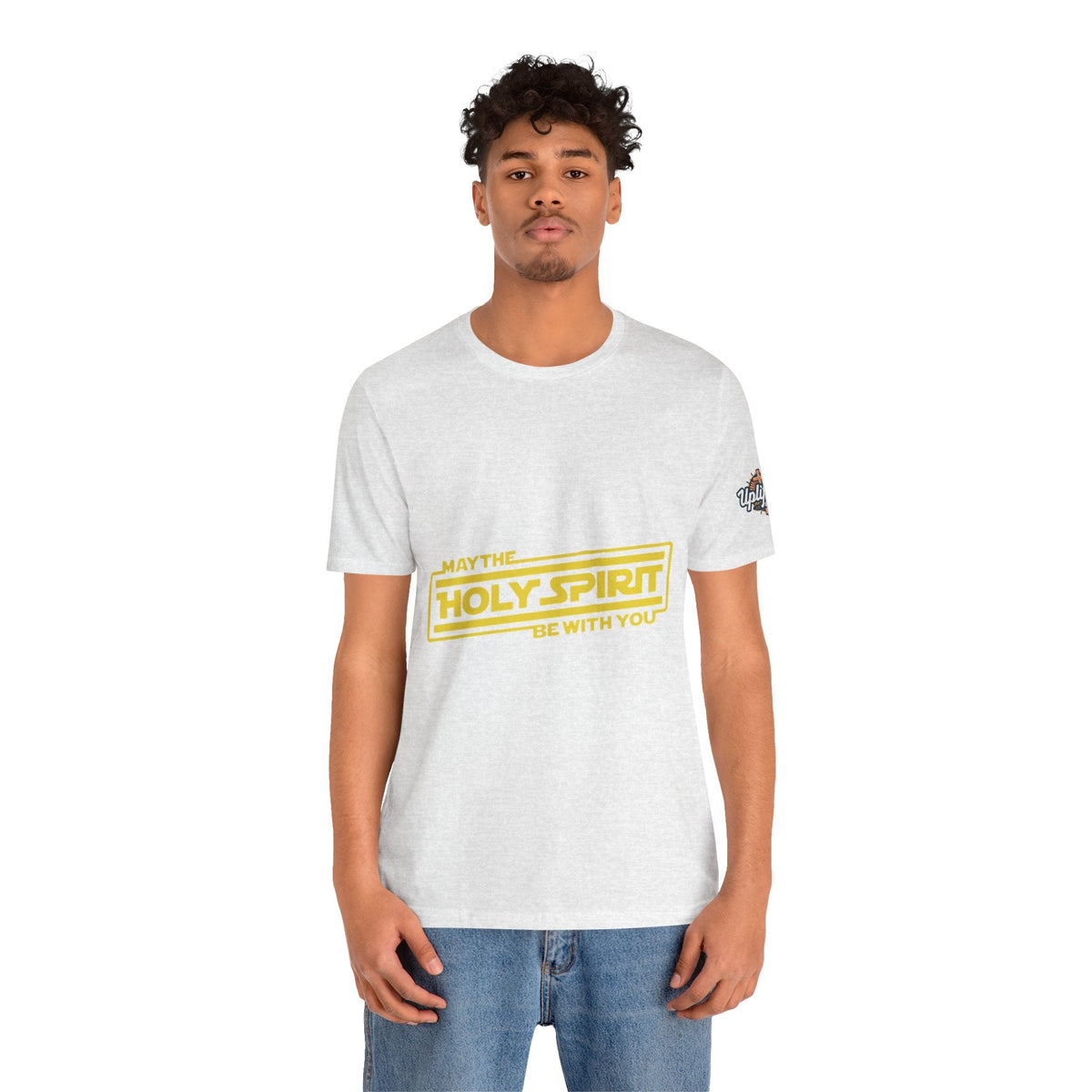May the Holy Spirit Be With You T-shirt - Christian Star Wars Parody T-shirt Printify