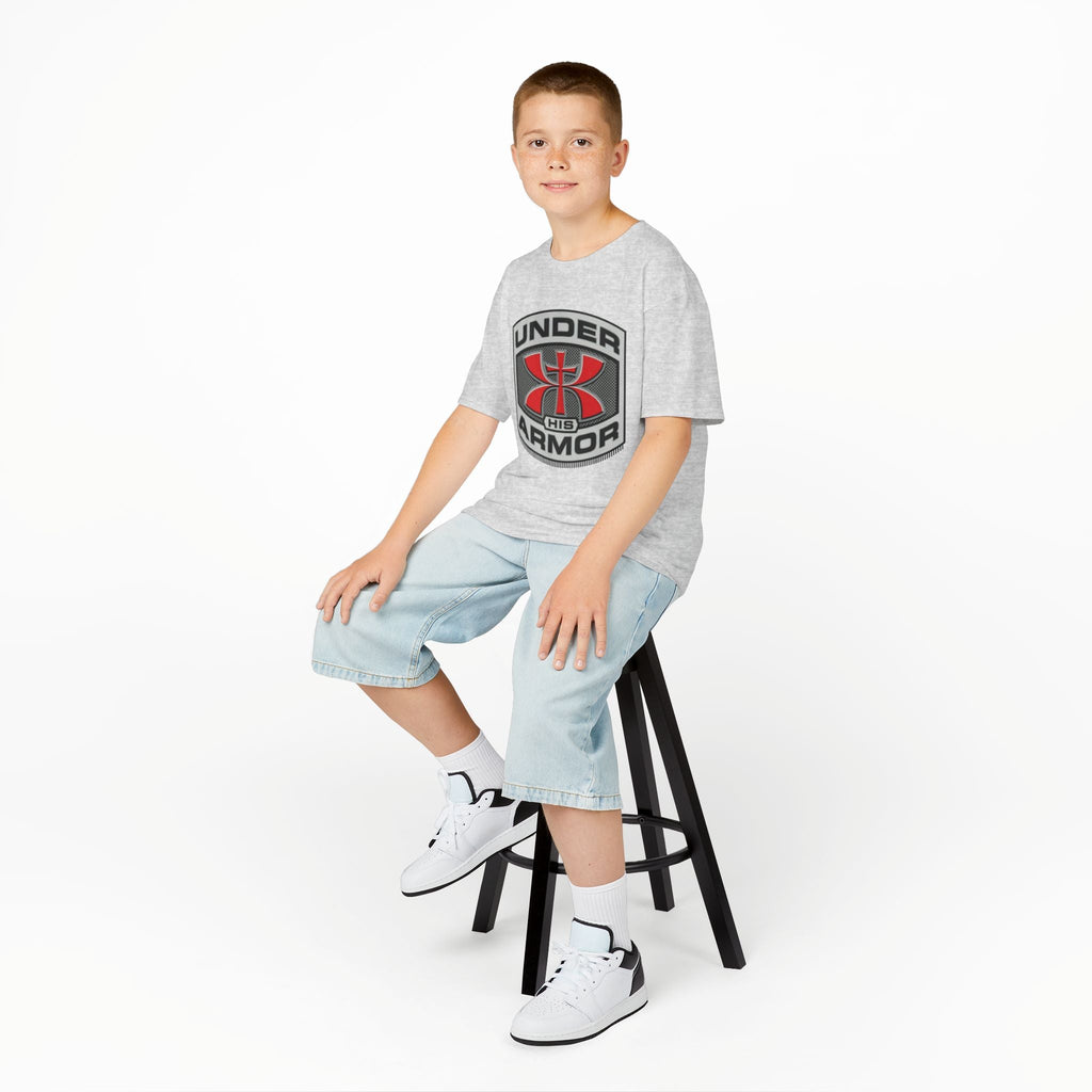 Under HIS Armor Christian T-Shirt — Faith-Inspired Under Armour Style Printify