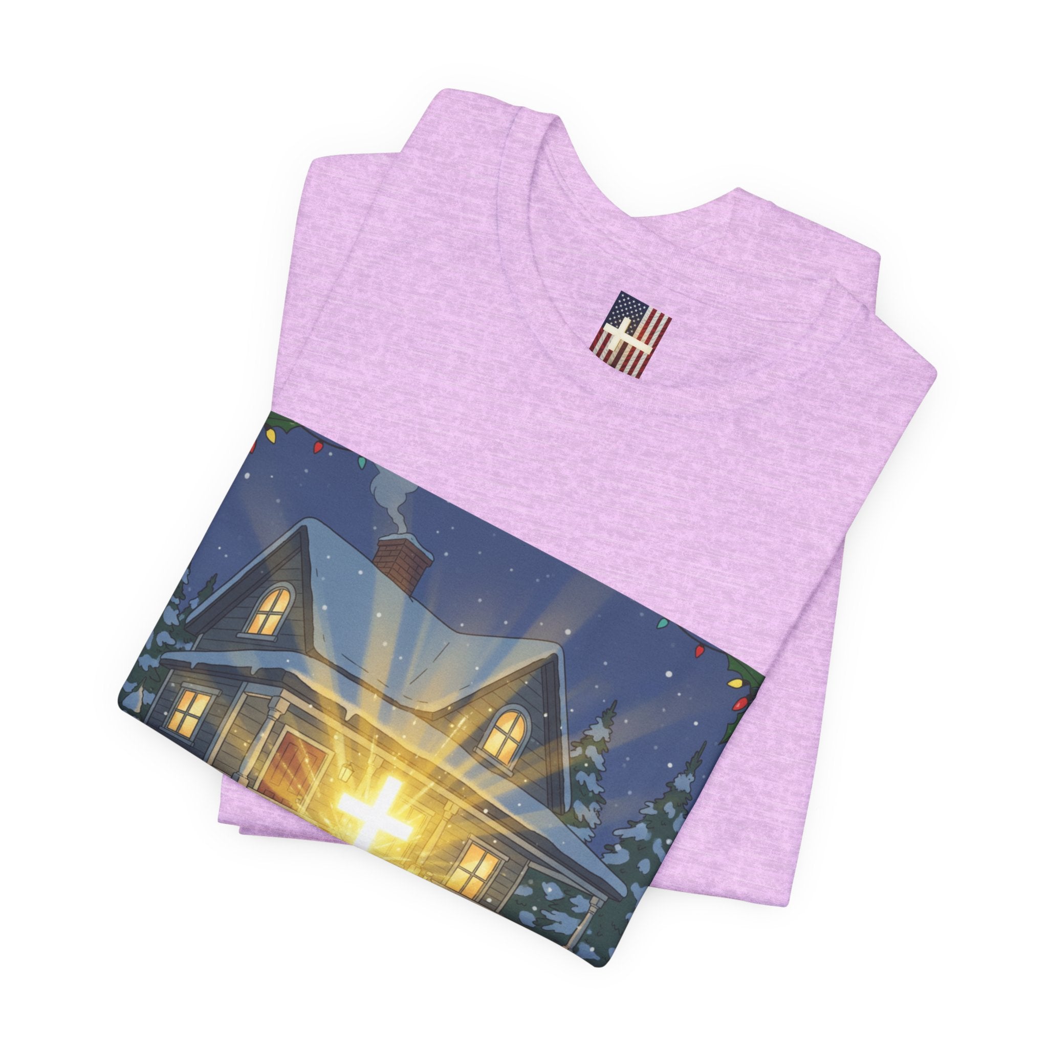 A Major Award This Christmas T-shirt – Fragile Leg Lamp Parody Cross Unboxing Christian T-shirt for Hilarious Faith & Holiday Glow Printify