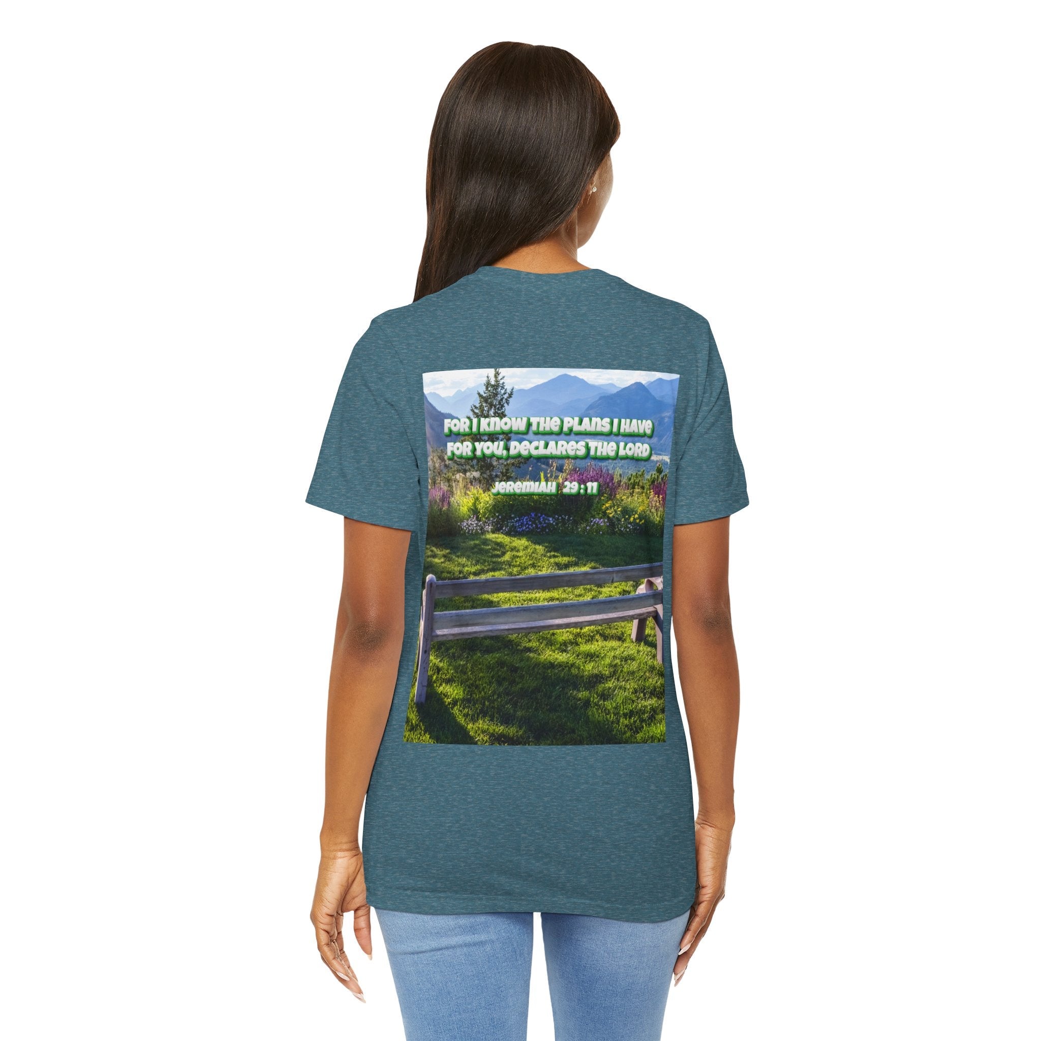 Bible Verse Unisex Tee - Jeremiah 29 : 11 Printify