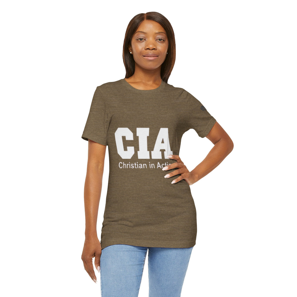 CIA Christian in Action T-shirt - Funny Faith Parody T-shirt - Mission Ready Apparel Printify