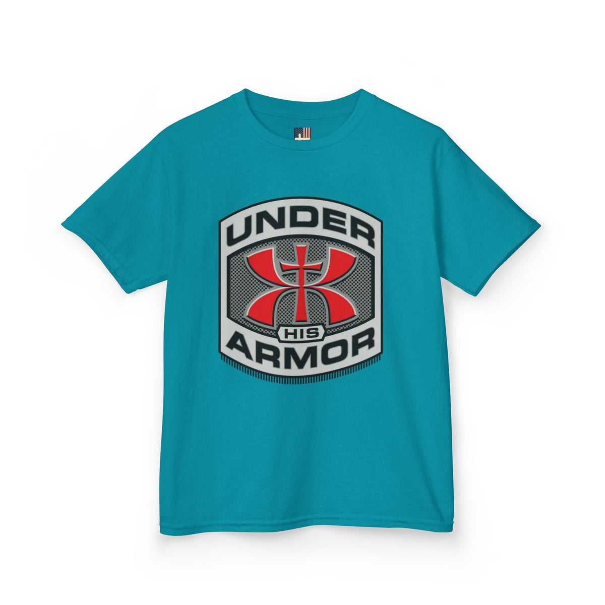 Under HIS Armor Christian T-Shirt — Faith-Inspired Under Armour Style Printify