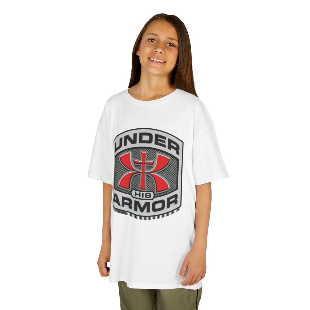 Under HIS Armor Christian T-Shirt — Faith-Inspired Under Armour Style Printify