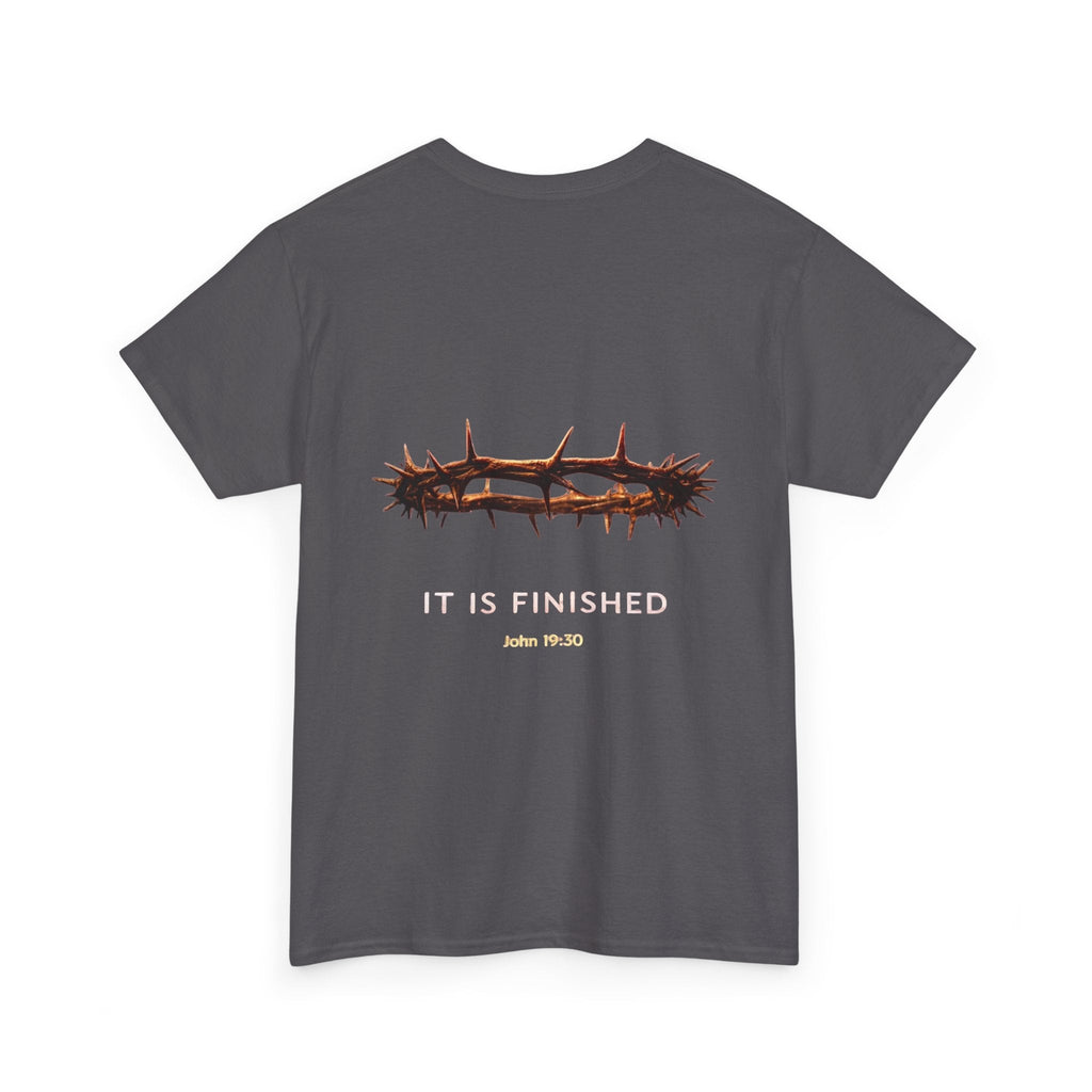 It Is Finished Crown of Thorns Tee — Christian John 19:30 Faith Shirt Printify
