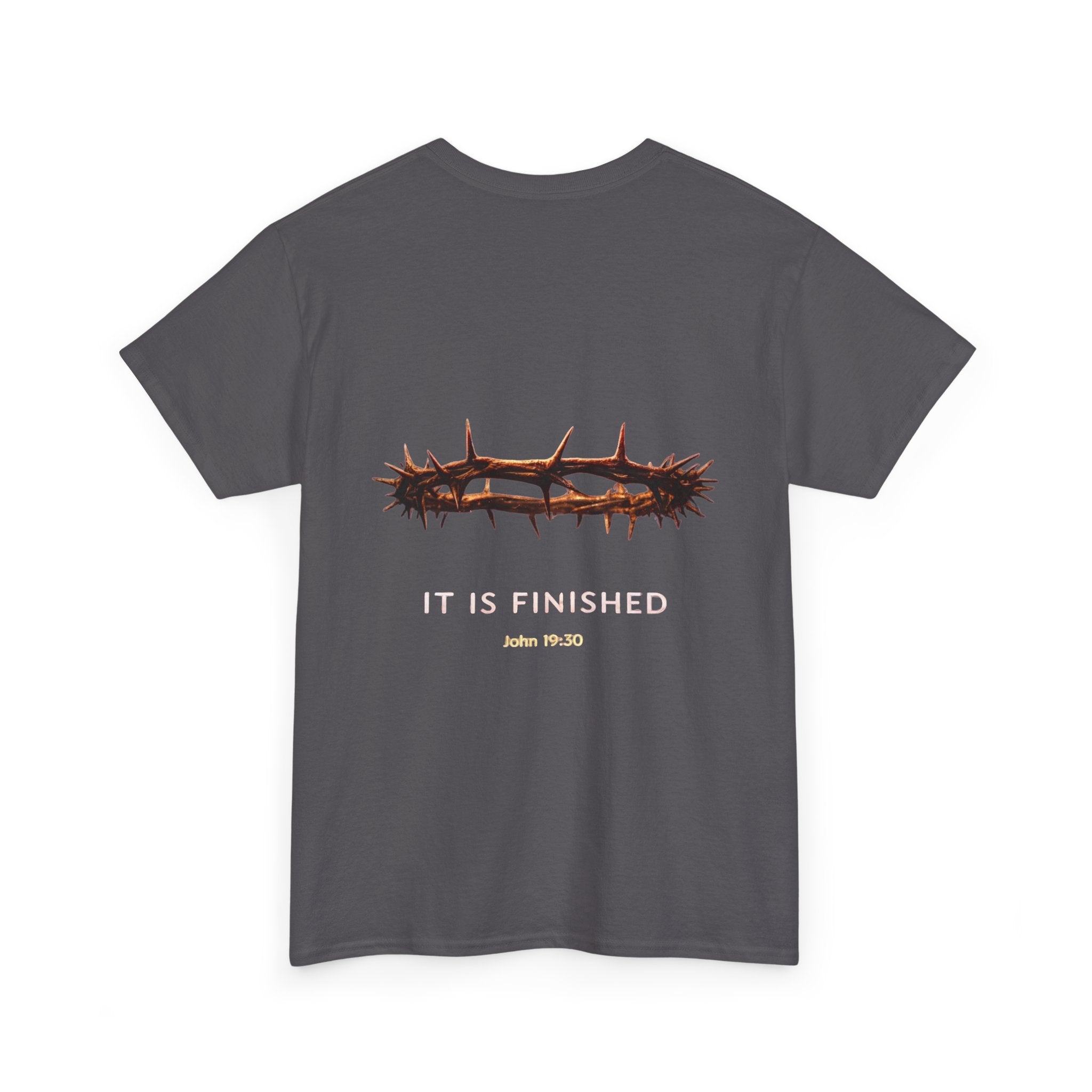 It Is Finished Crown of Thorns Tee — Christian John 19:30 Faith Shirt Printify