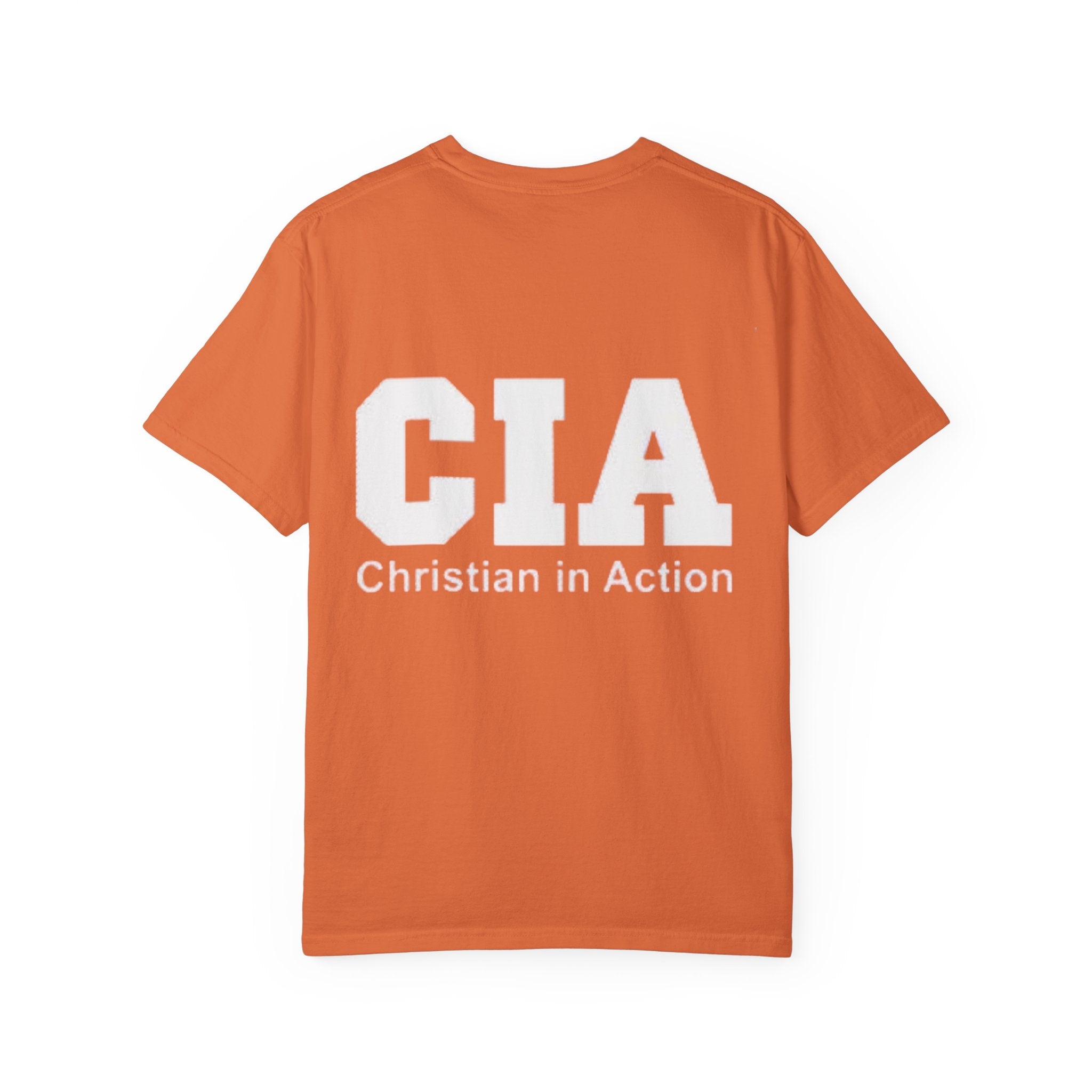 CIA Christian in Action T-shirt - Funny Faith Parody T-shirt - Mission Ready Apparel Printify