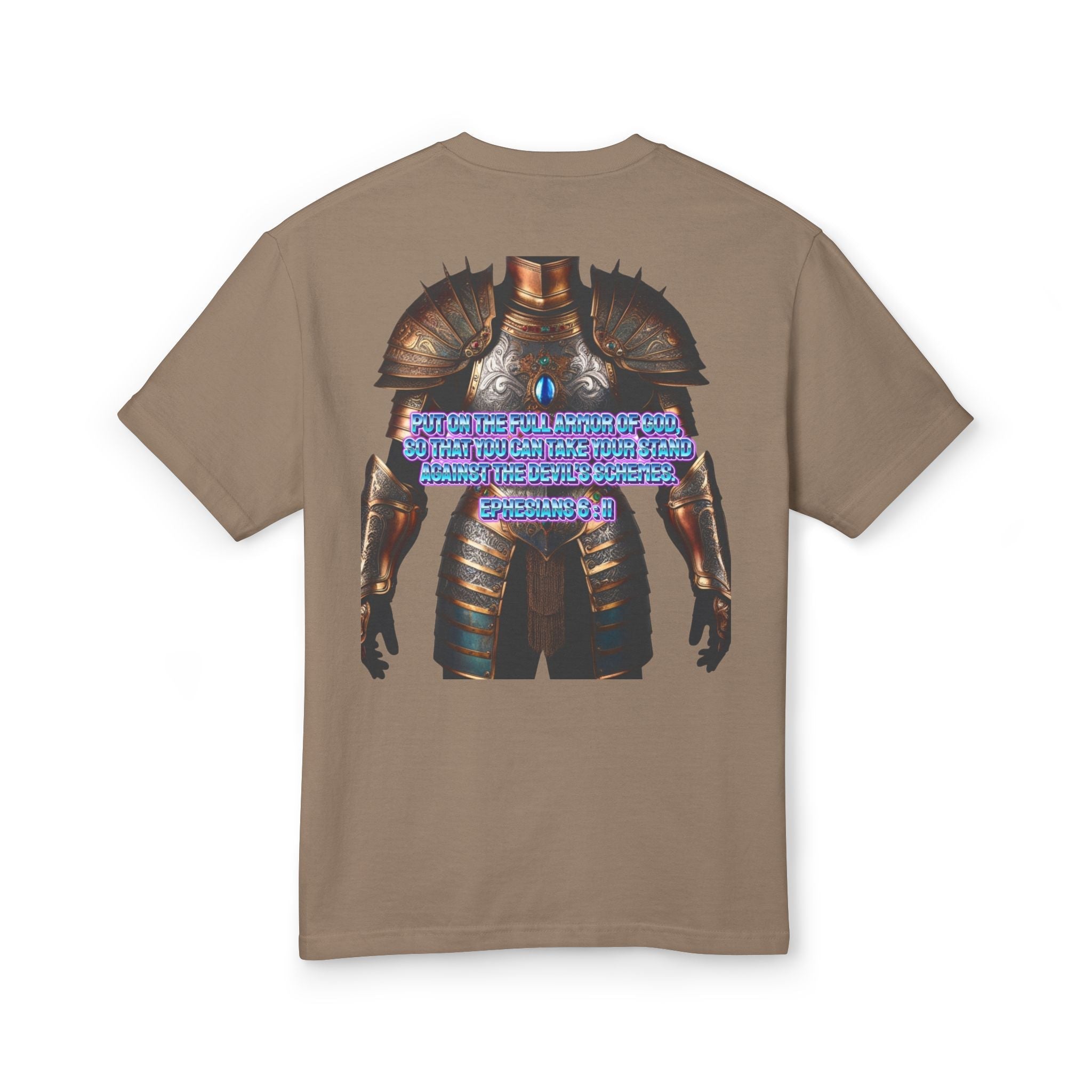 Bible Verse Tee - Ephesians 6:11 Put on the Armor of God Unisex Shirt Printify