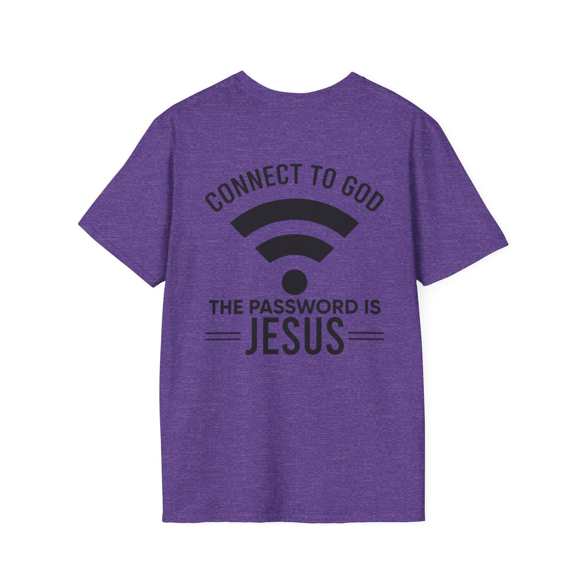 Connect to God T-shirt - WIFI Password is Jesus - Funny Christian Faith T-shirt Printify