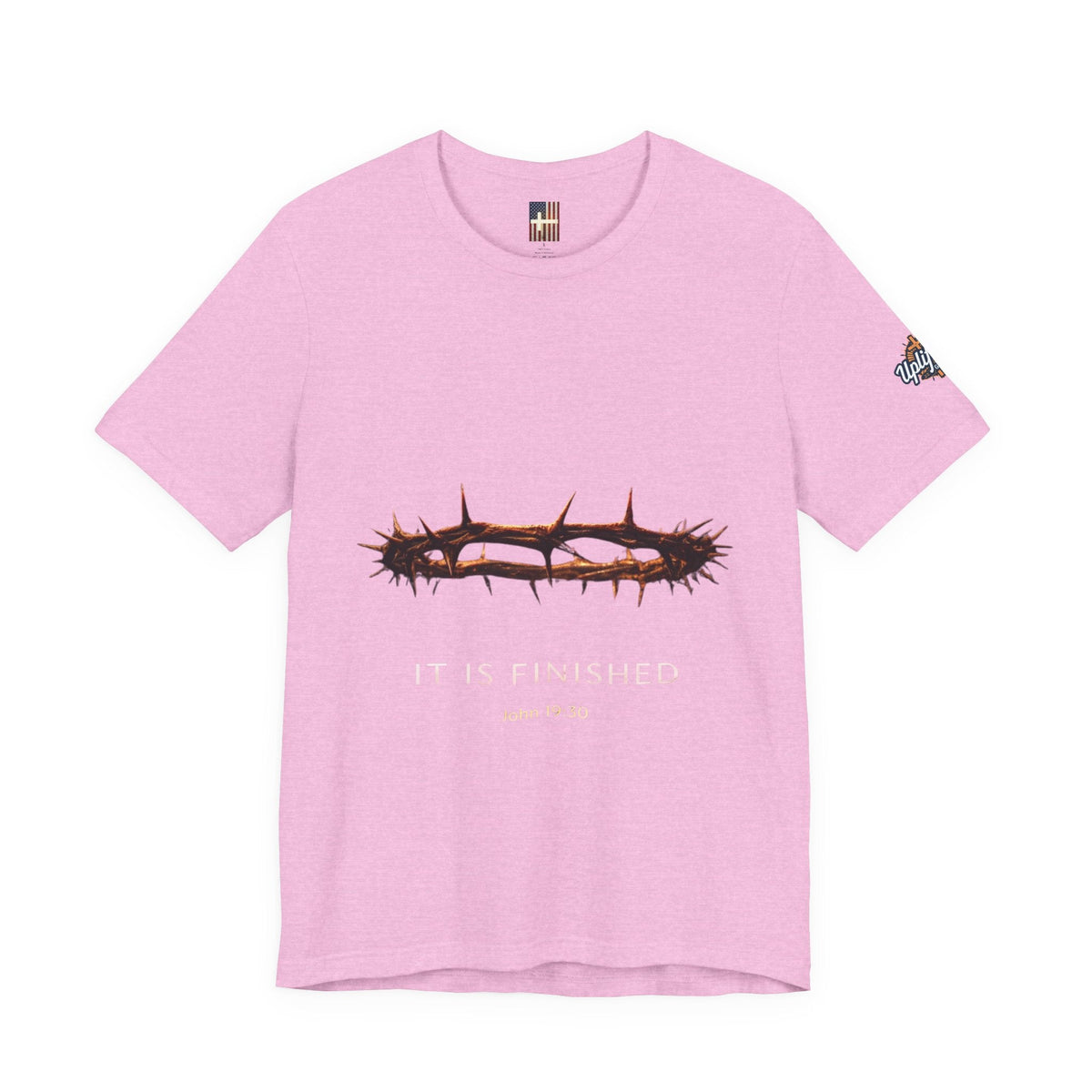 It Is Finished Crown of Thorns Tee — Christian John 19:30 Faith Shirt Printify