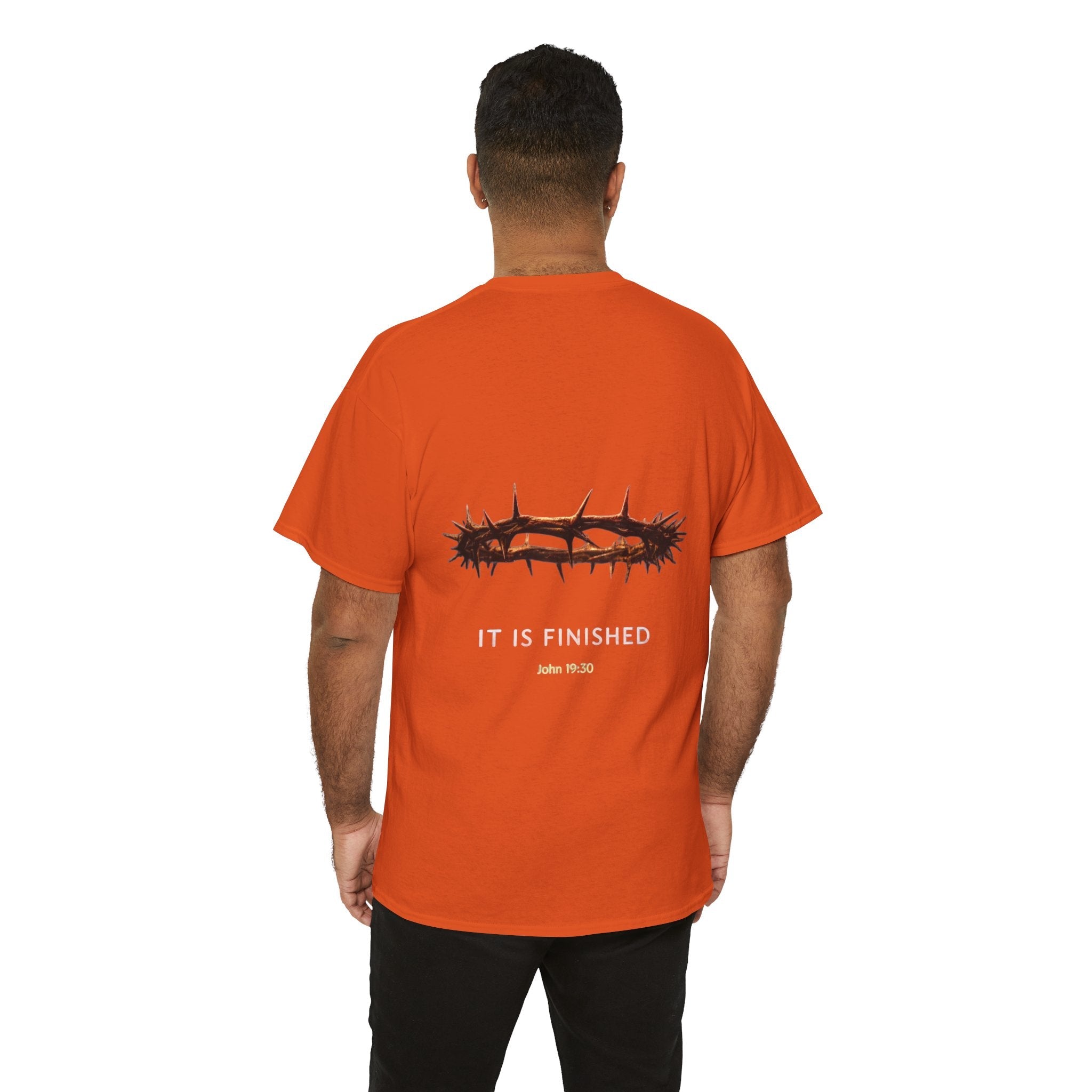 It Is Finished Crown of Thorns Tee — Christian John 19:30 Faith Shirt Printify