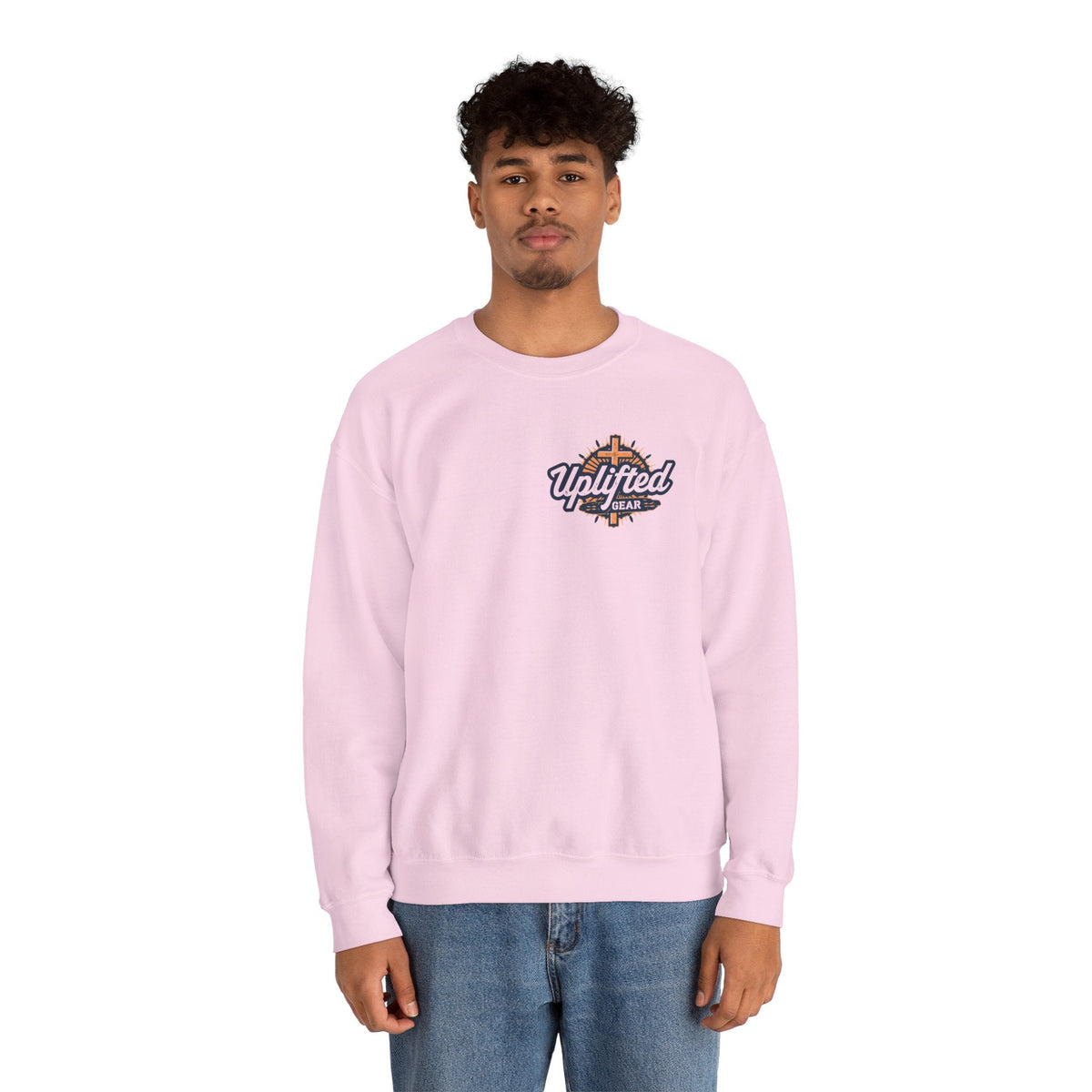 Abide Sweatshirt – Vine Wrapped John 15:5 Christian Sweatshirt for Cozy Devotion Printify
