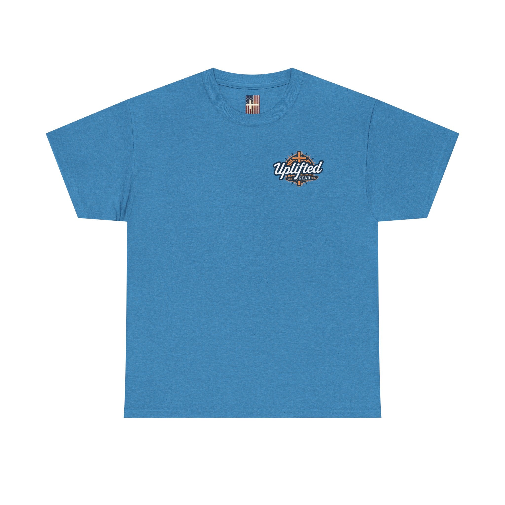 Walk By Faith Footprint T-Shirt Printify
