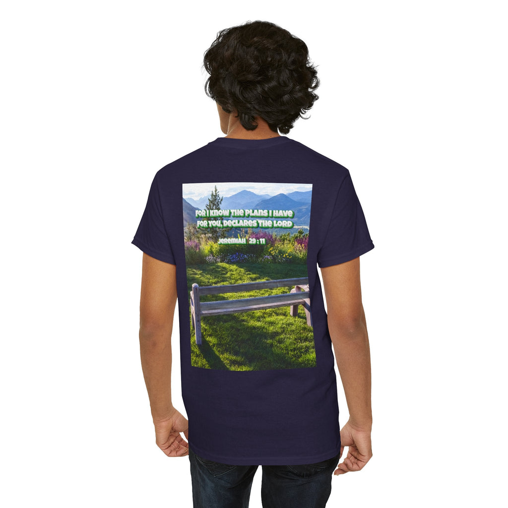 Bible Verse Unisex Tee -  Jeremiah 29 : 11 Printify