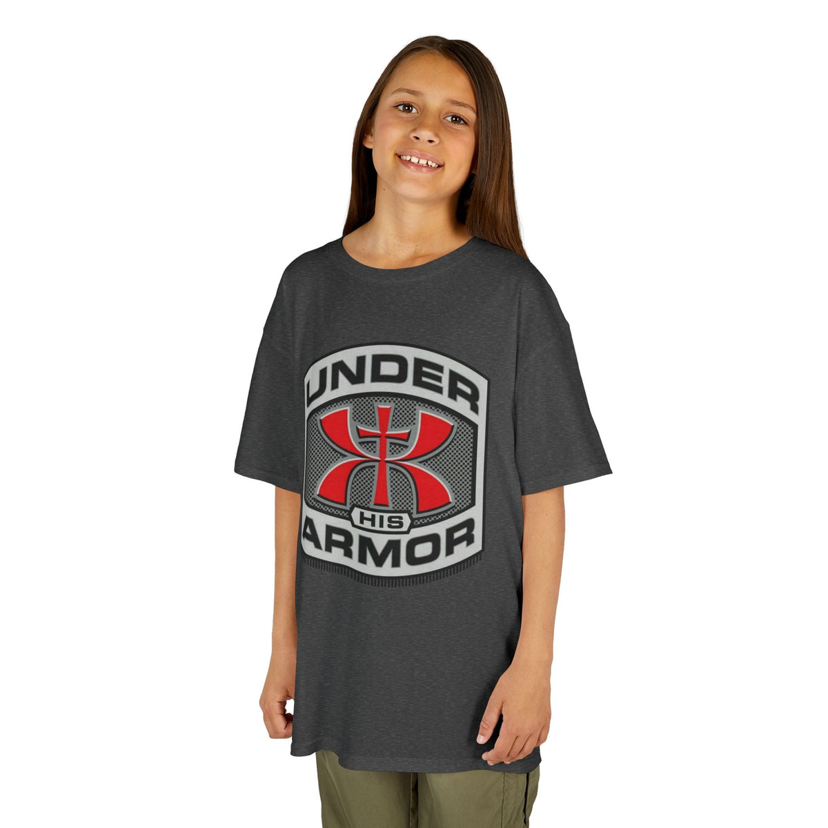 Under HIS Armor Christian T-Shirt — Faith-Inspired Under Armour Style Printify