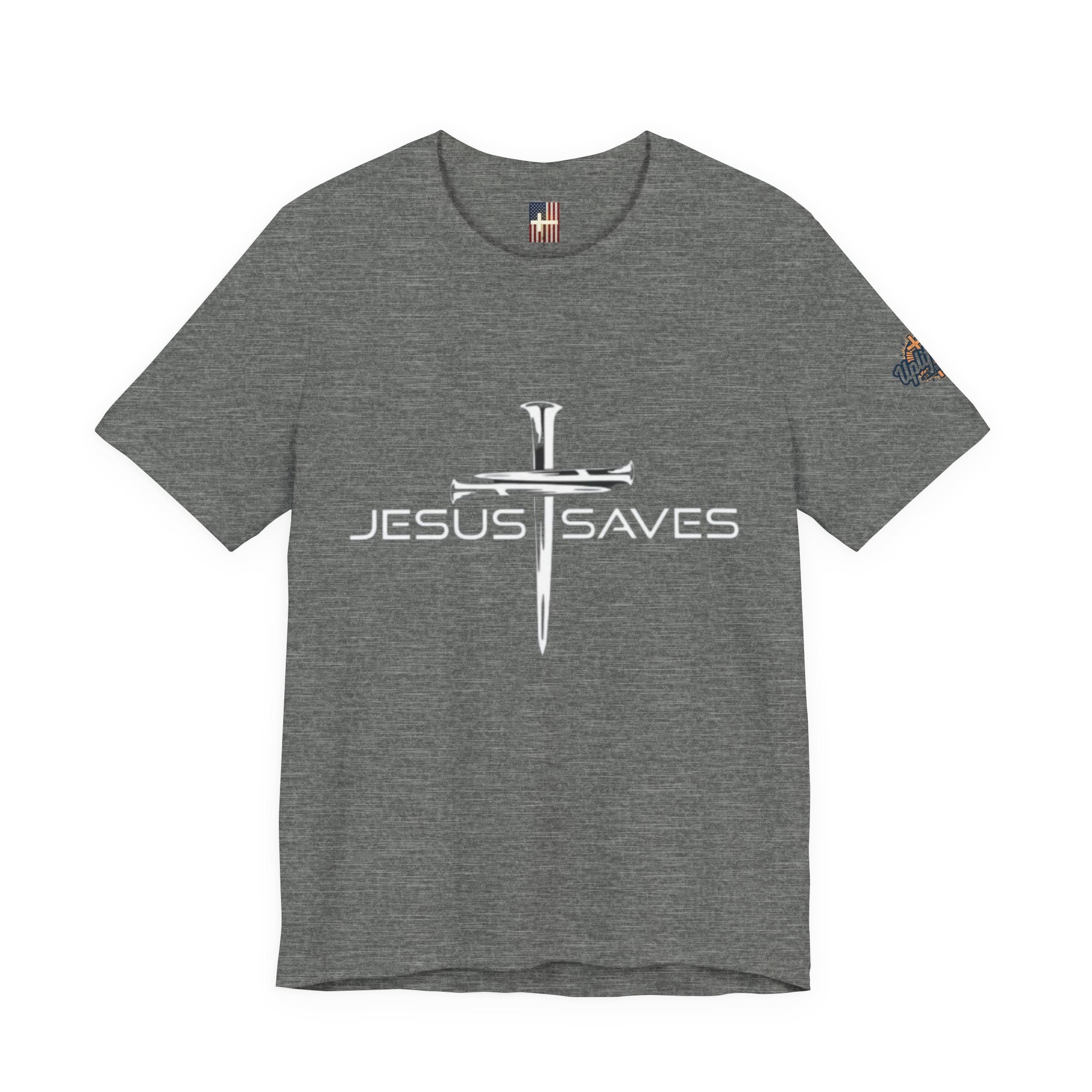 Copy of Jesus Saves T-shirt – 3 Nails Crucifix Cross Christian T-shirt for Redemption Faith & Bold Salvation Printify