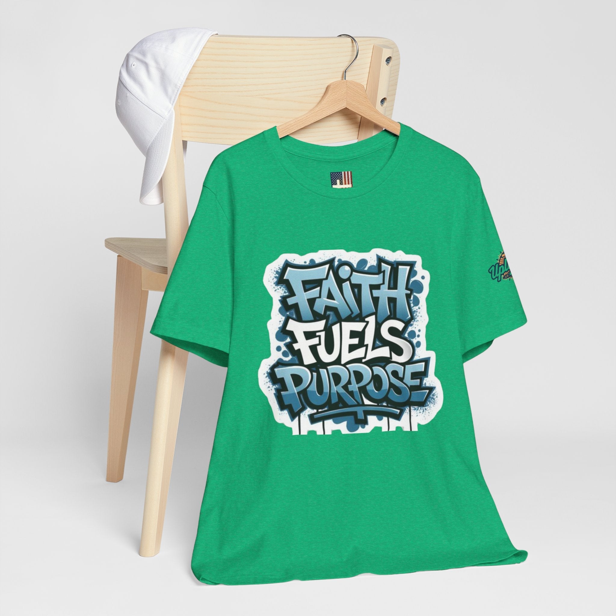 Faith Fuels Purpose T-shirt – Inspirational Christian T-shirt for Divine Drive & Unstoppable Belief Printify