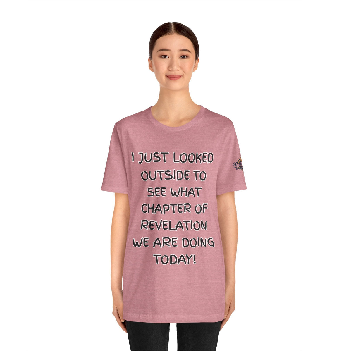 What Chapter of Revelation T-shirt – I Looked Outside My Window Christian T-shirt for End Times Humor & Faith Printify