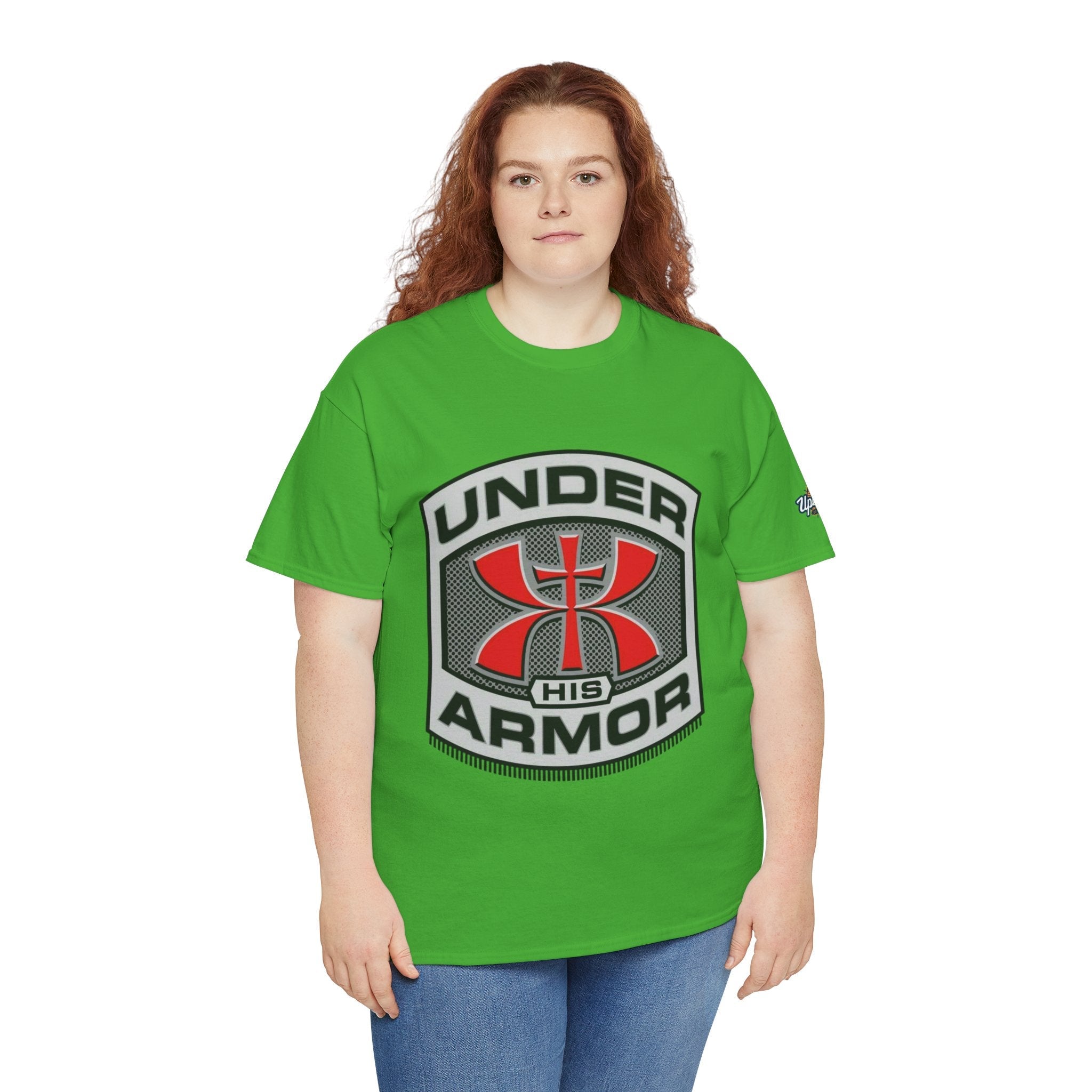 Under HIS Armor Christian T-Shirt — Faith-Inspired Under Armour Style Printify