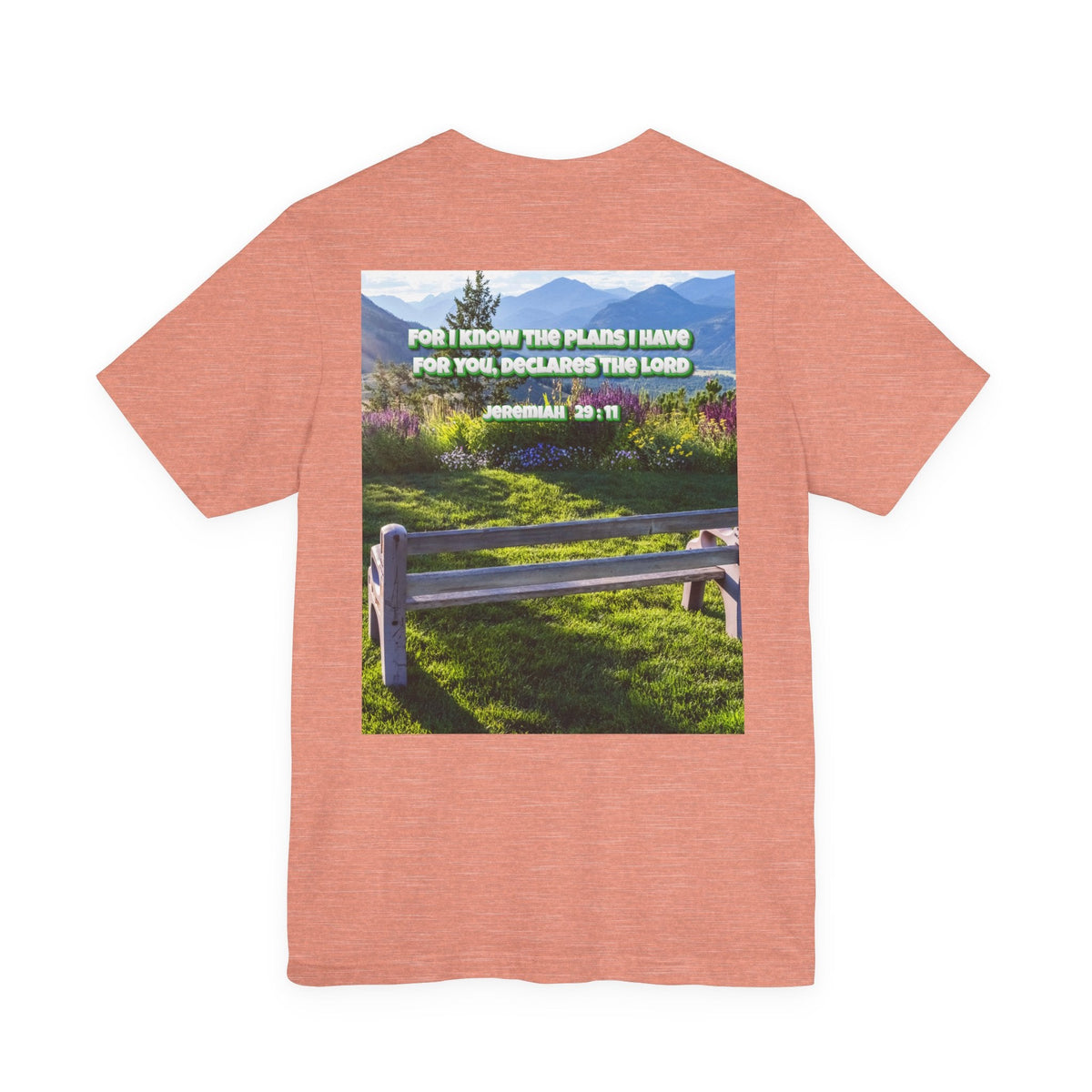 Bible Verse Unisex Tee - Jeremiah 29 : 11 Printify