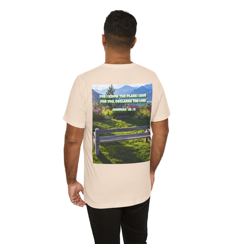 Bible Verse Unisex Tee - Jeremiah 29 : 11 Printify