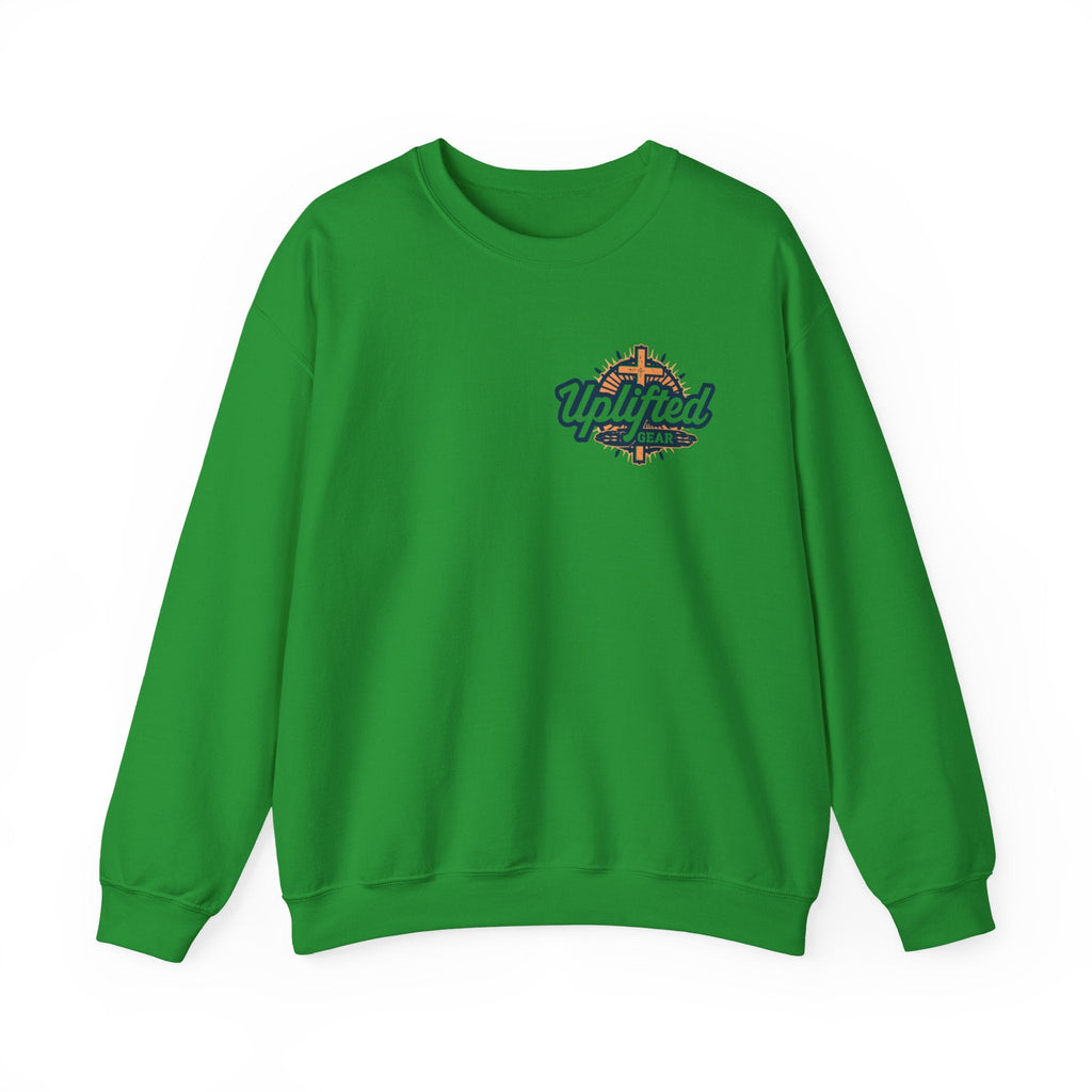 Religious Graphic Armor Of God Design - Unisex Heavy Blend™ Crewneck Sweatshirt Printify