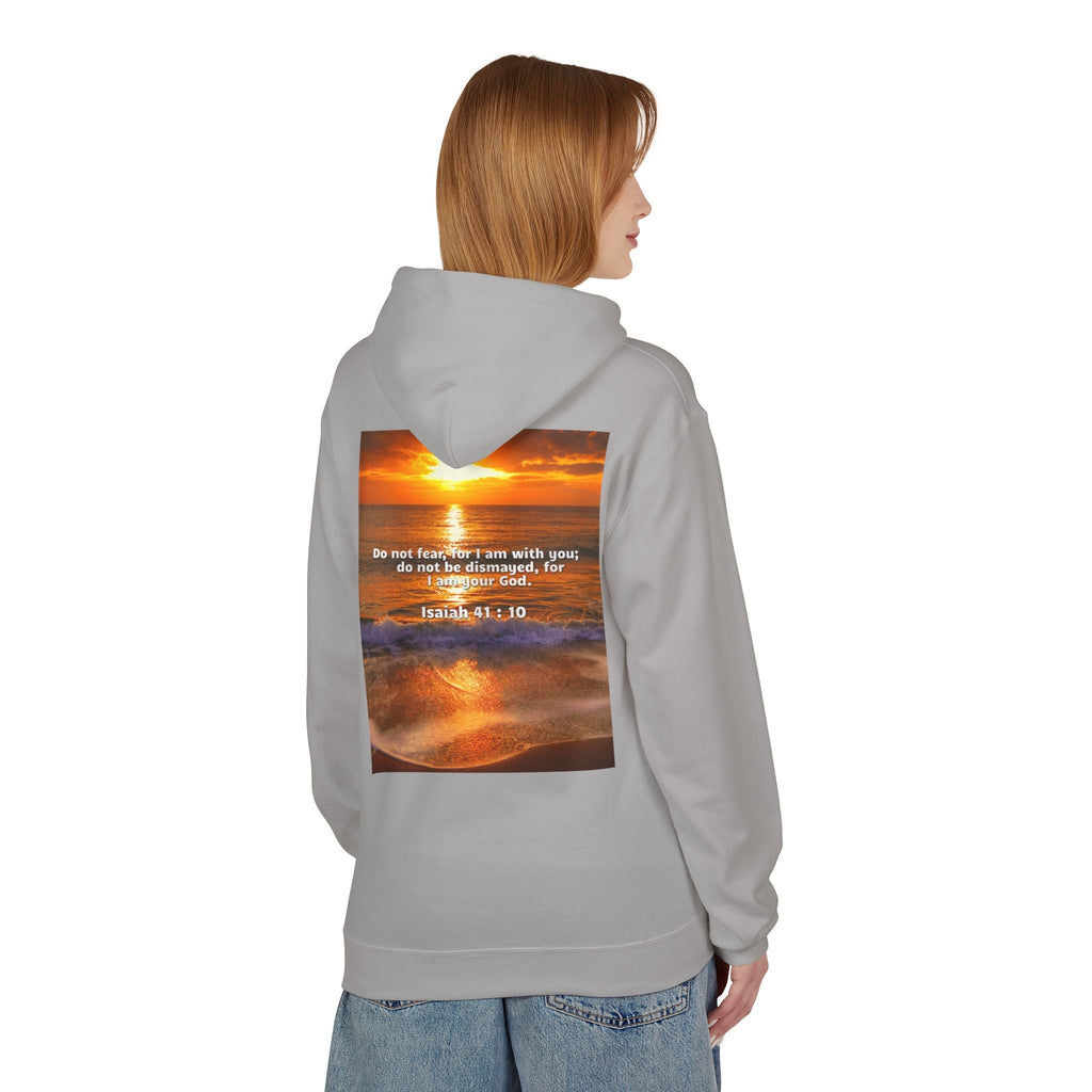 Hoodie - Isaiah 41:10 Bible Verse Religious Design Printify