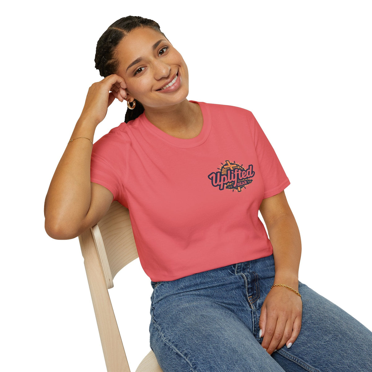 Religious Graphic Tee with Armor Of God Design - Unisex Softstyle T-Shirt Printify