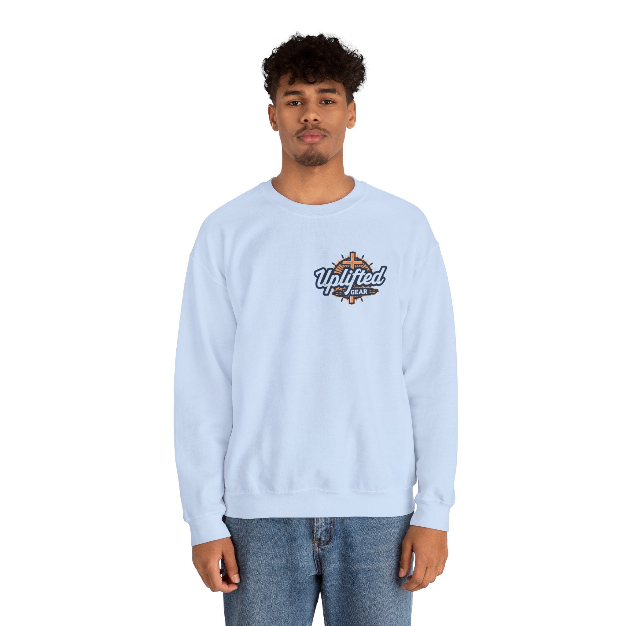 God Created Adam and Eve Sweatshirt – Biblical Truth Christian Sweatshirt for Unshakable Faith Printify