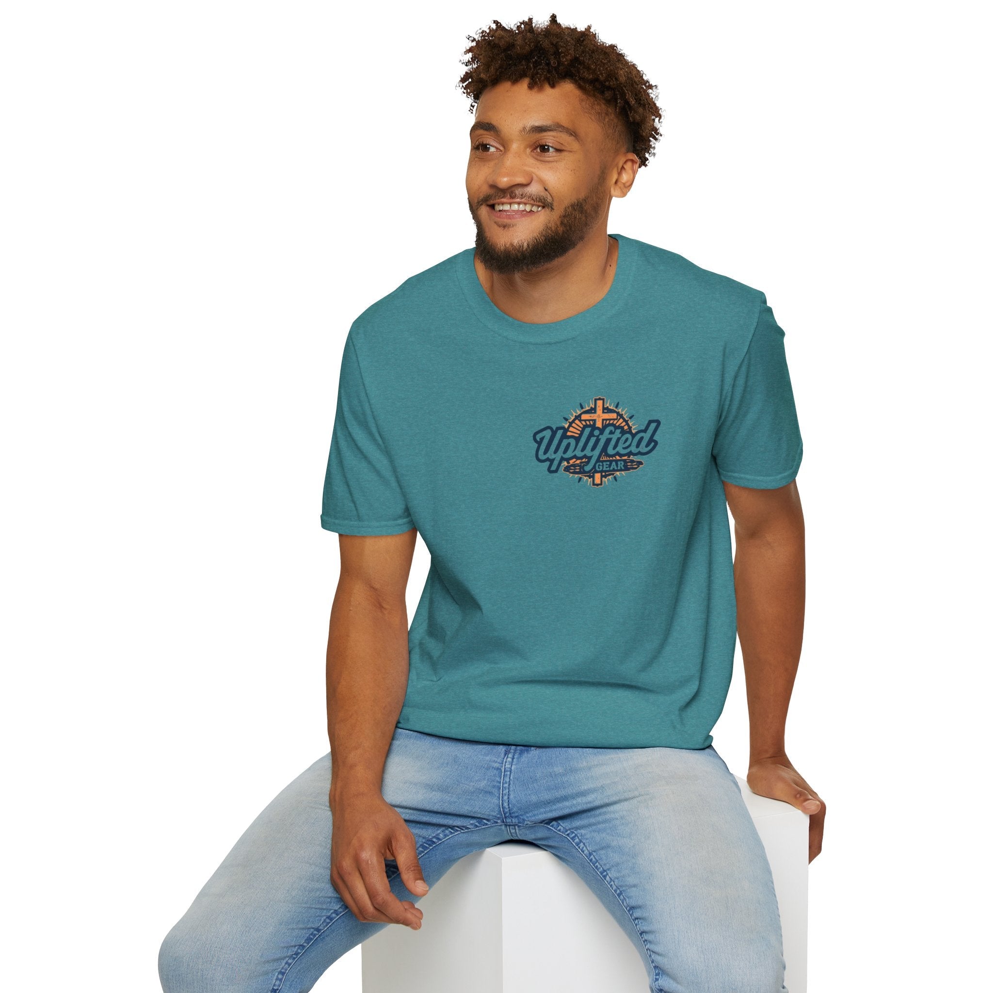 Religious Graphic Armor Of God Design - Unisex Softstyle T-Shirt Printify